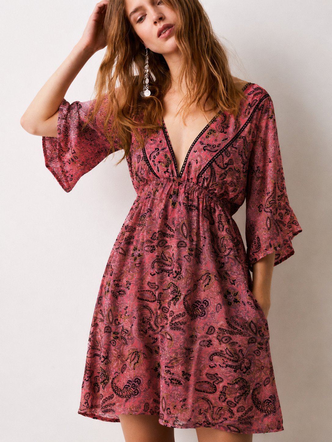 Vestido Azafrán Rosa