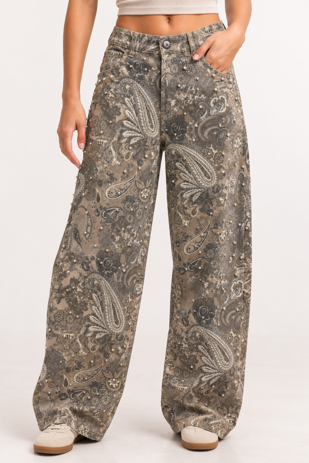 Pantalón Bo beige