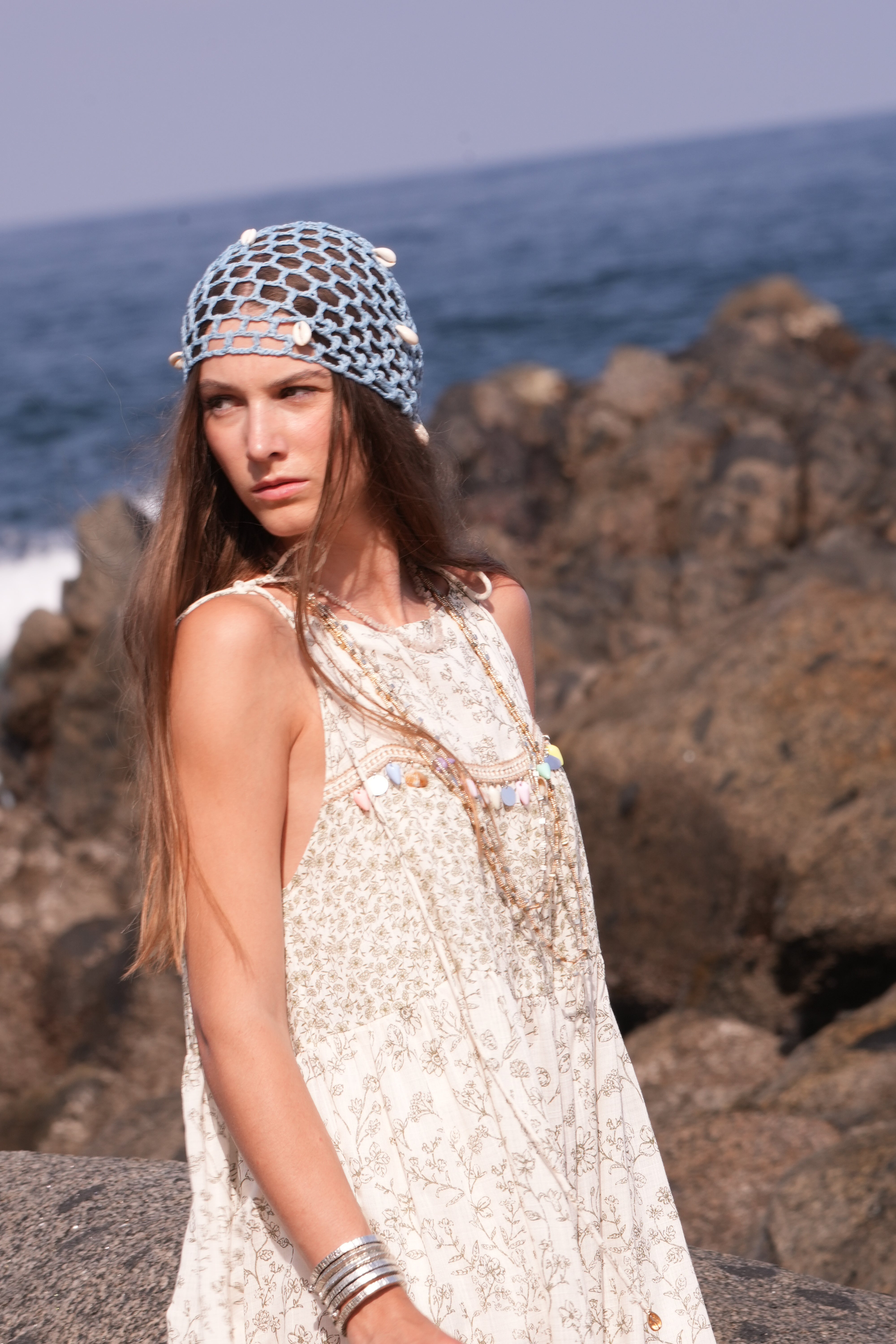 Pashmina Morgo Azul