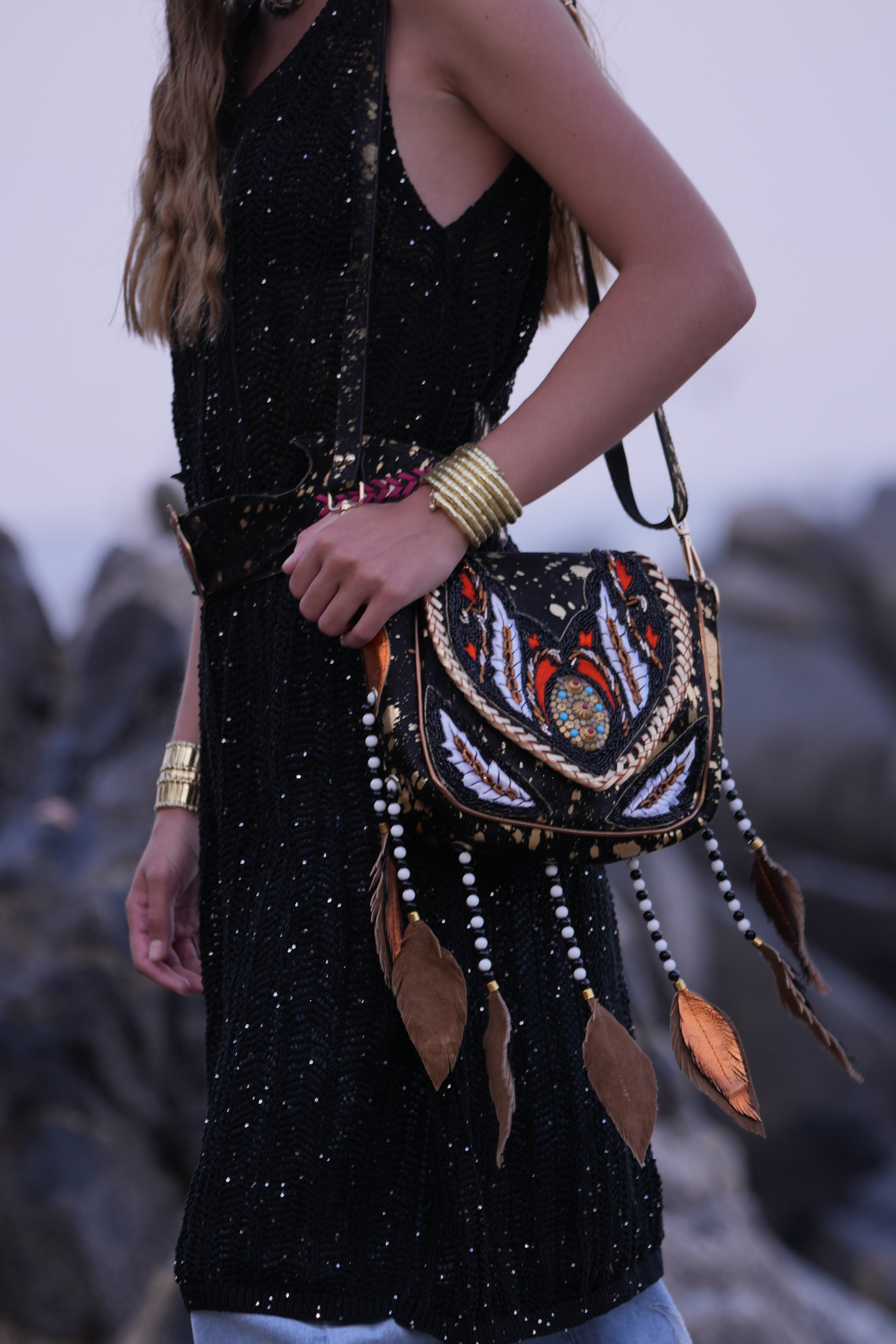 Bolsa Scarlet Negra