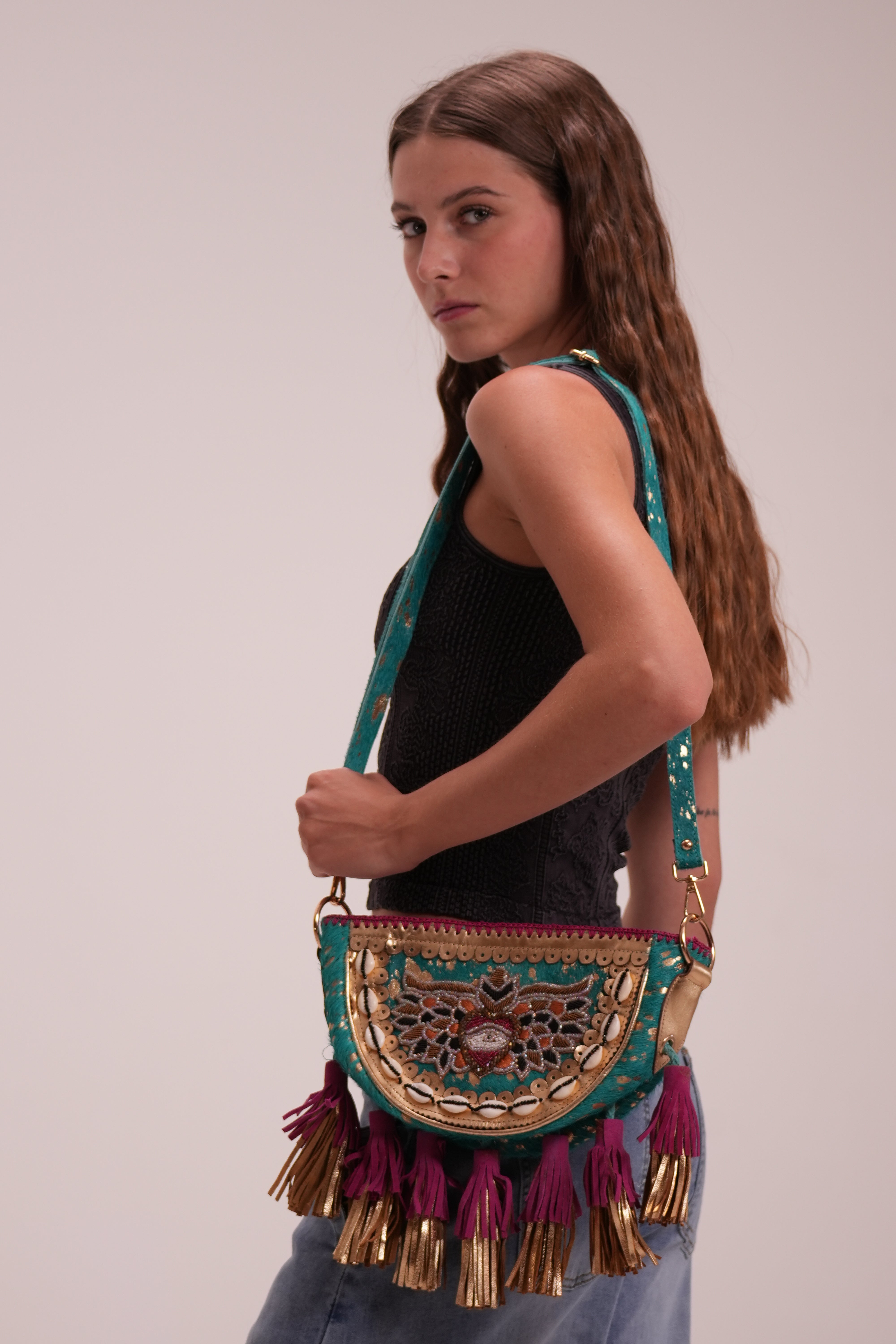 Bolsa Aruba Turquesa