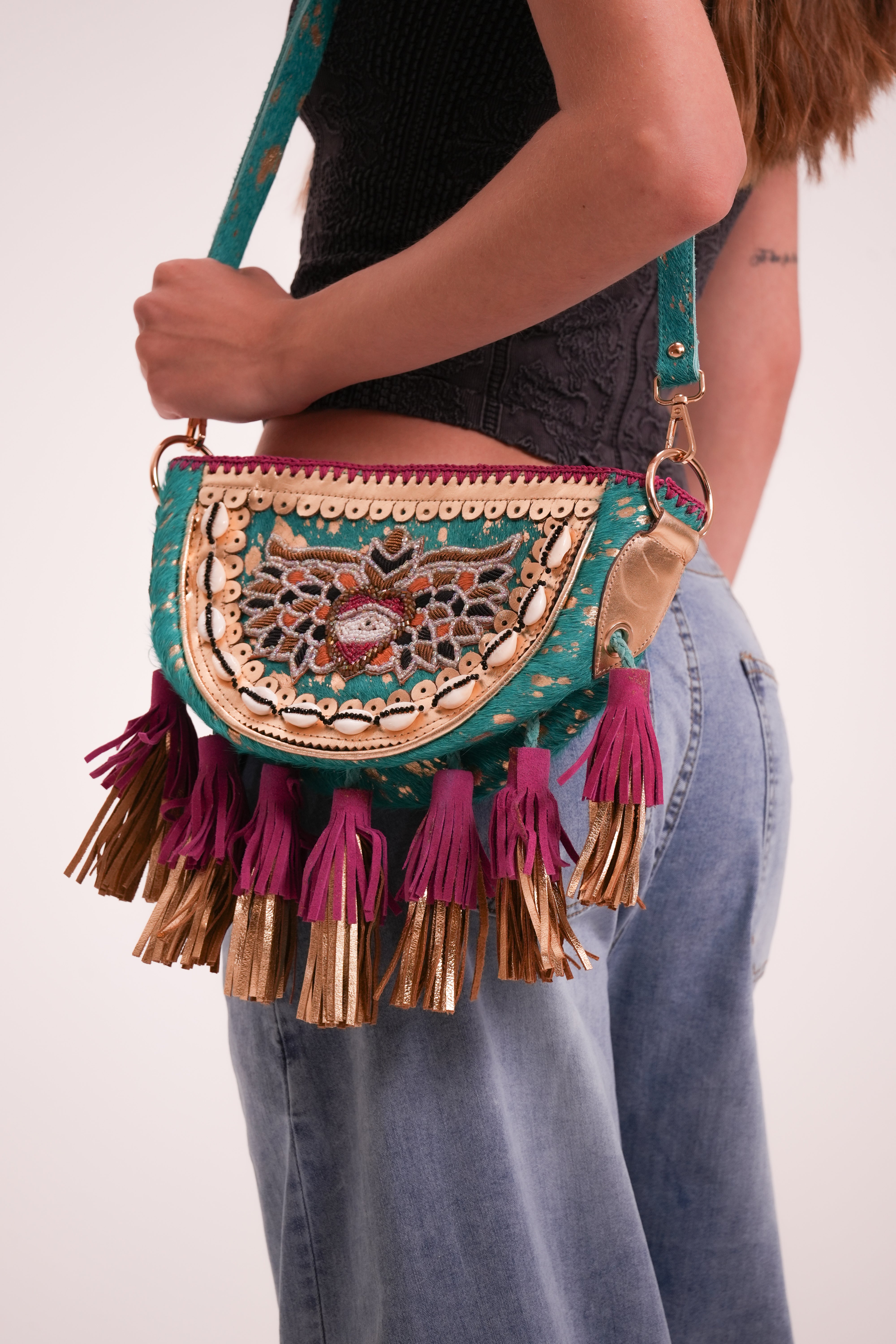 Bolsa Aruba Turquesa