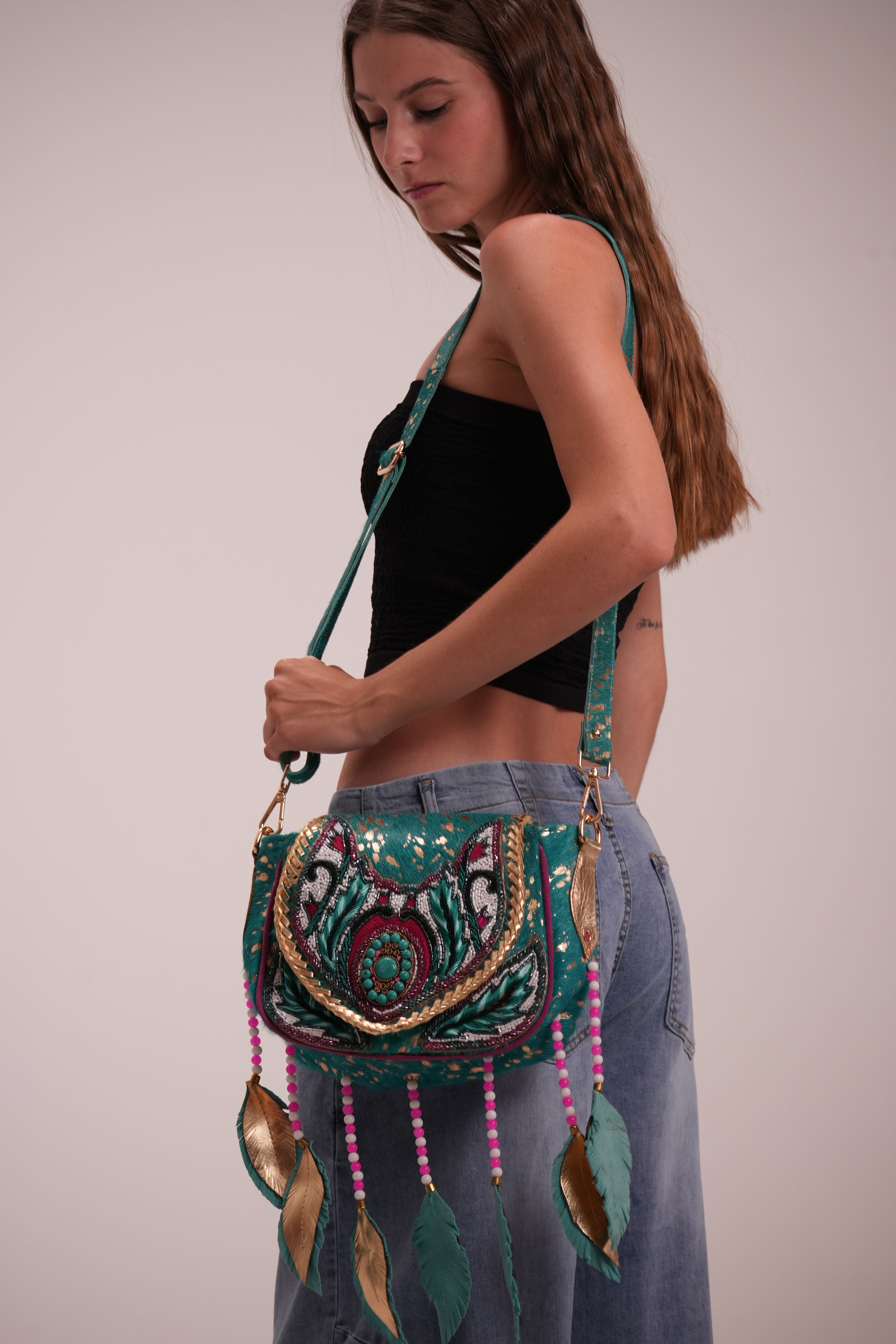 Bolsa Scarlet Turquesa