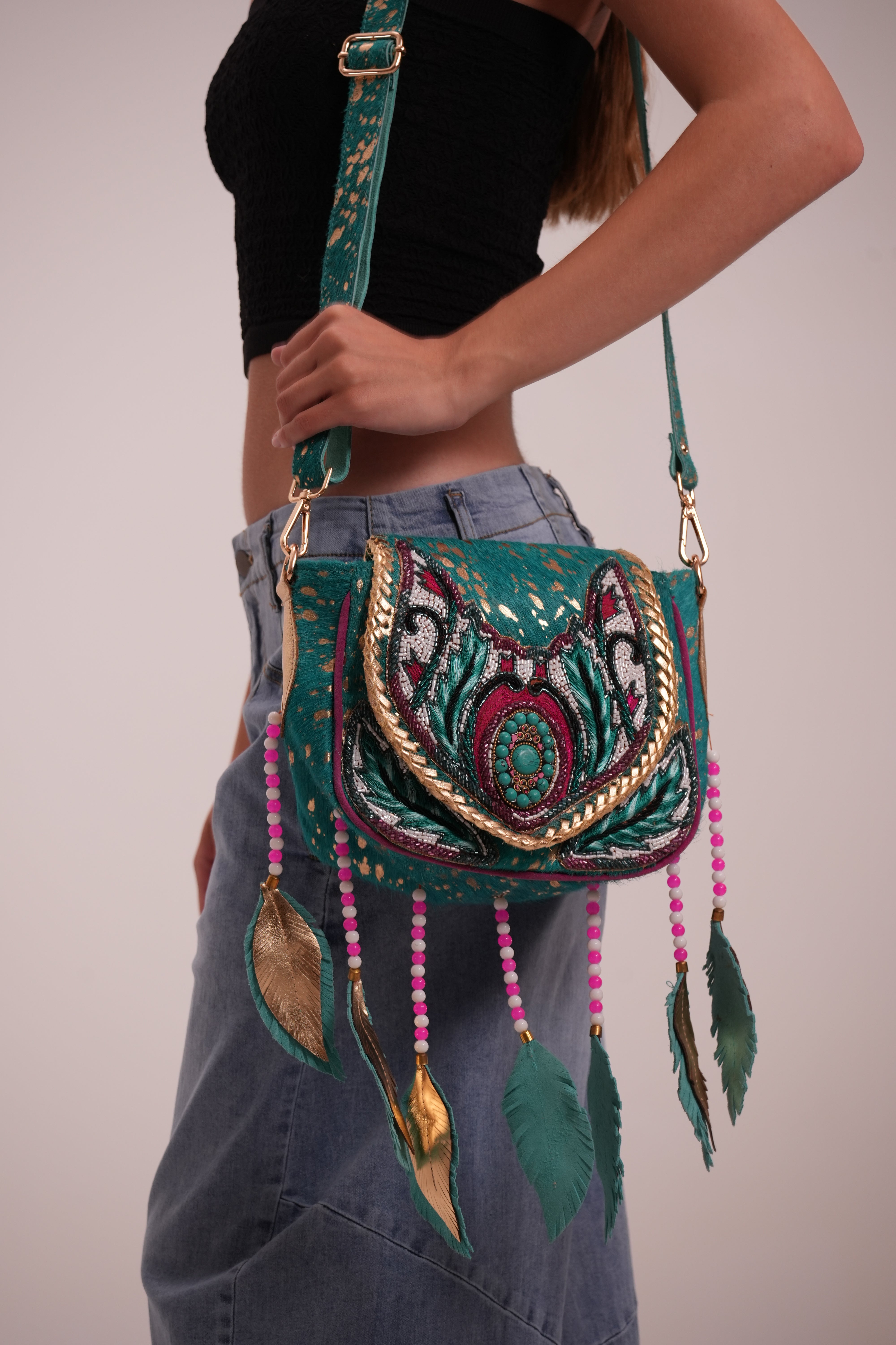 Bolsa Scarlet Turquesa