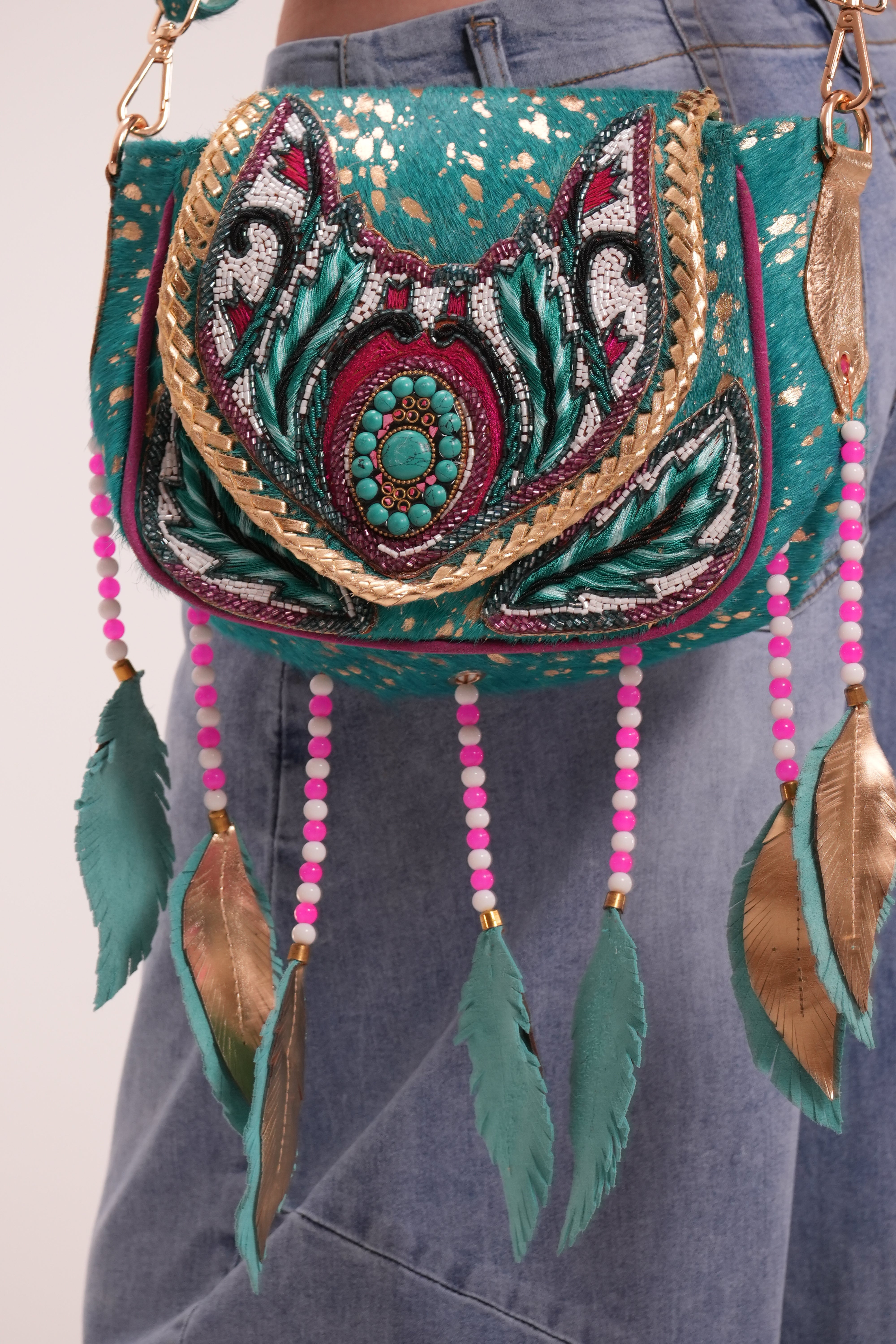 Bolsa Scarlet Turquesa