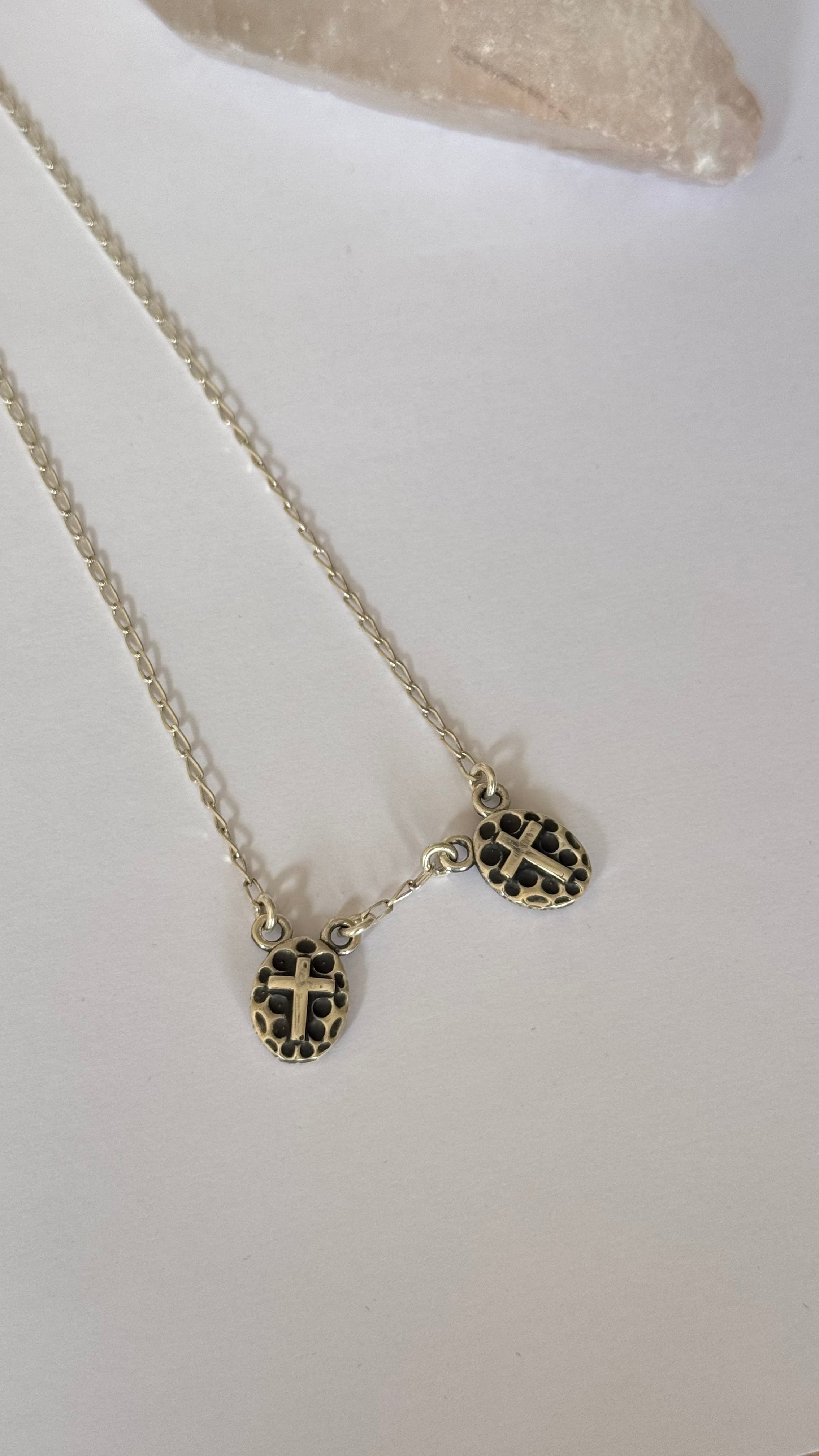 Collar Plata Cruz