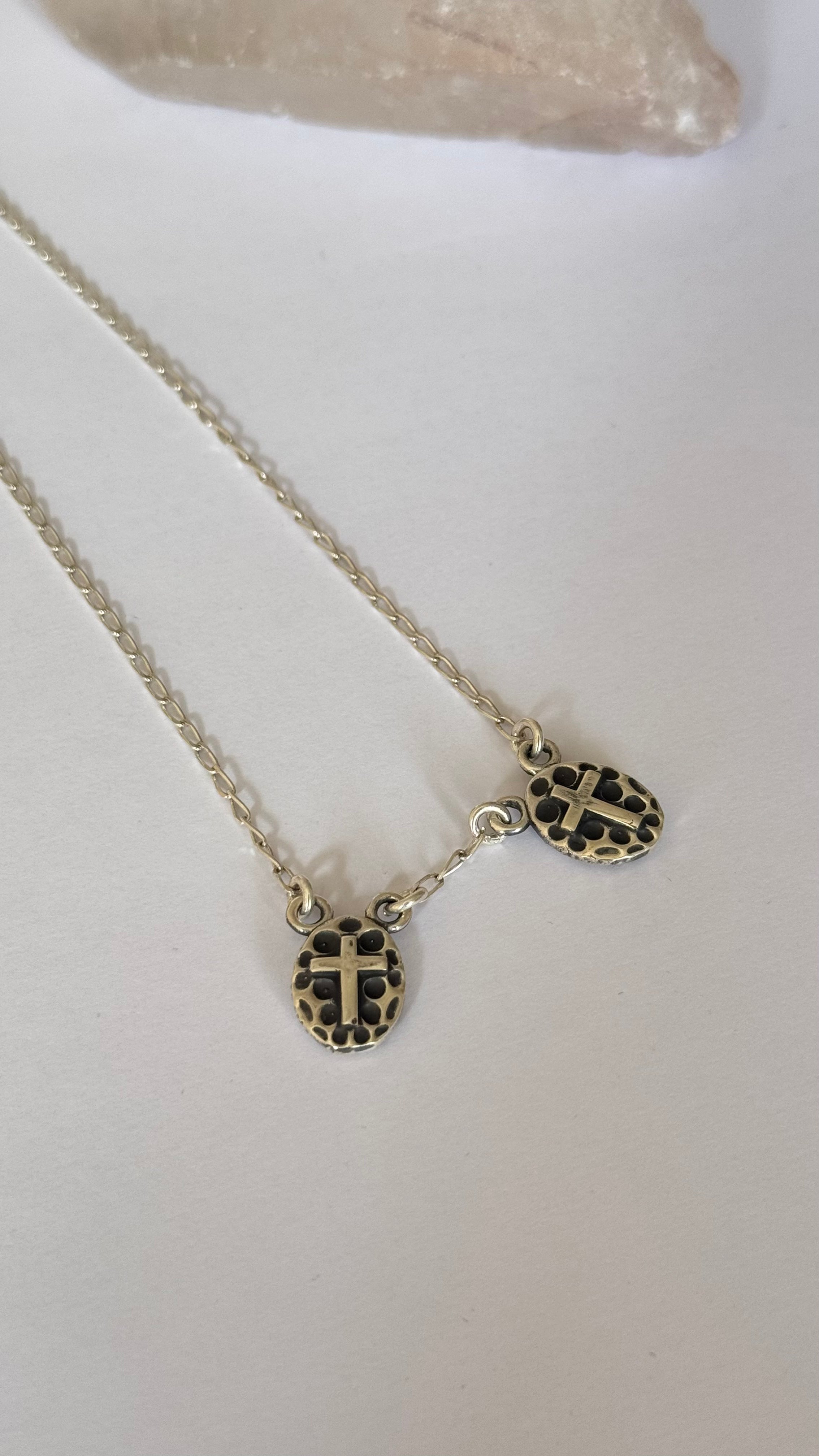 Collar Plata Cruz