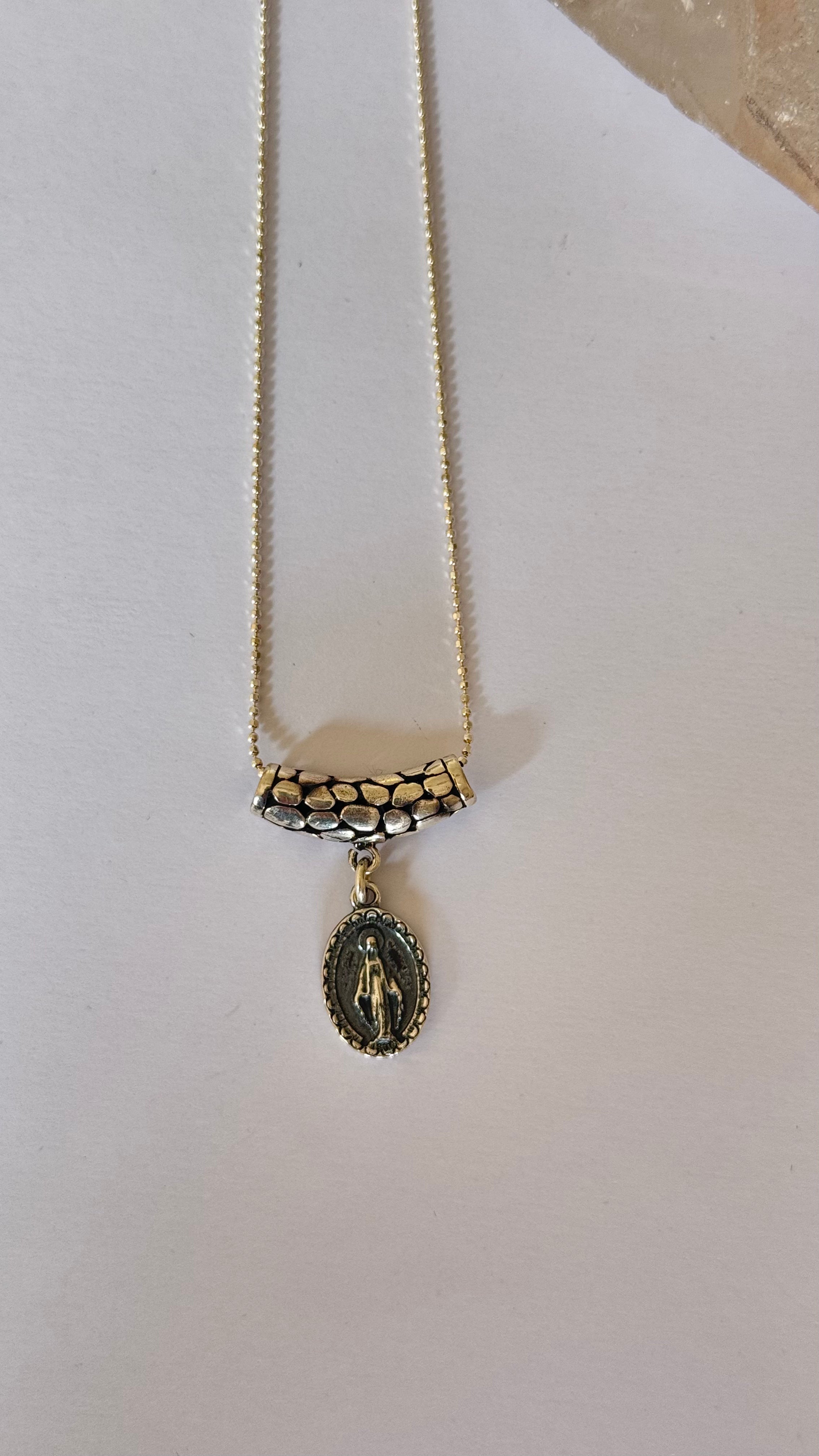 Collar Plata Virgen