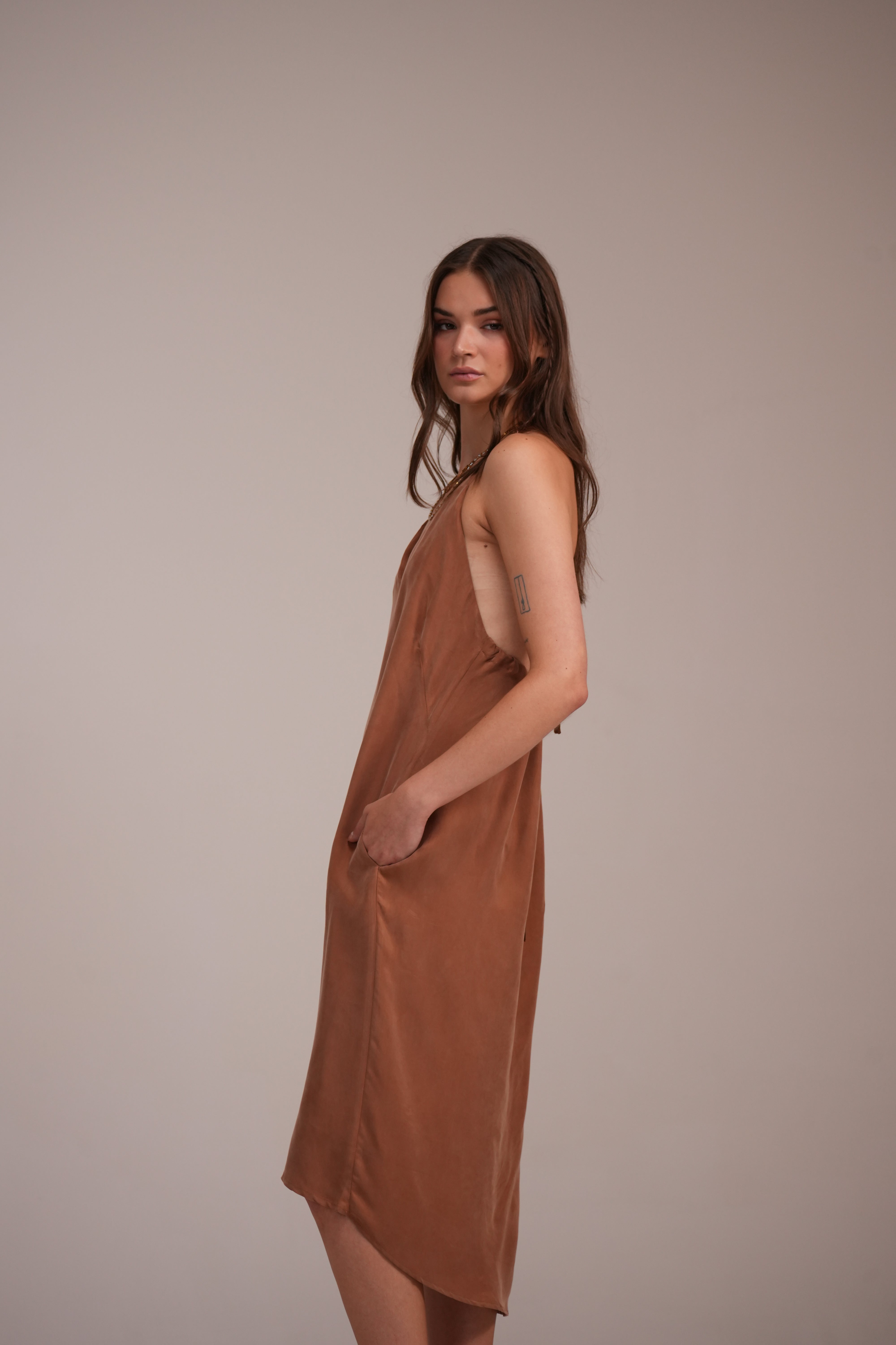 Vestido Lara Ladrillo