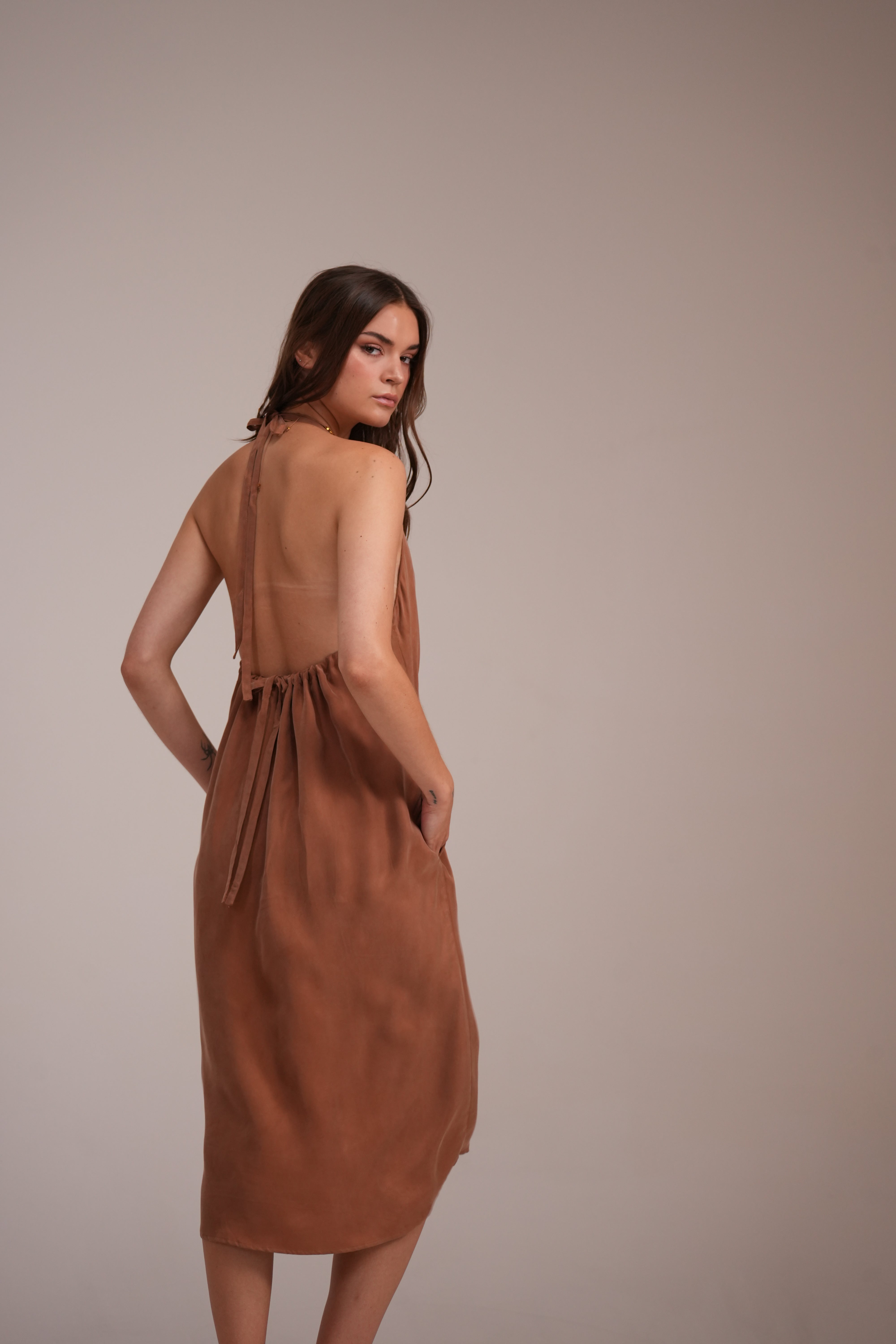 Vestido Lara Ladrillo