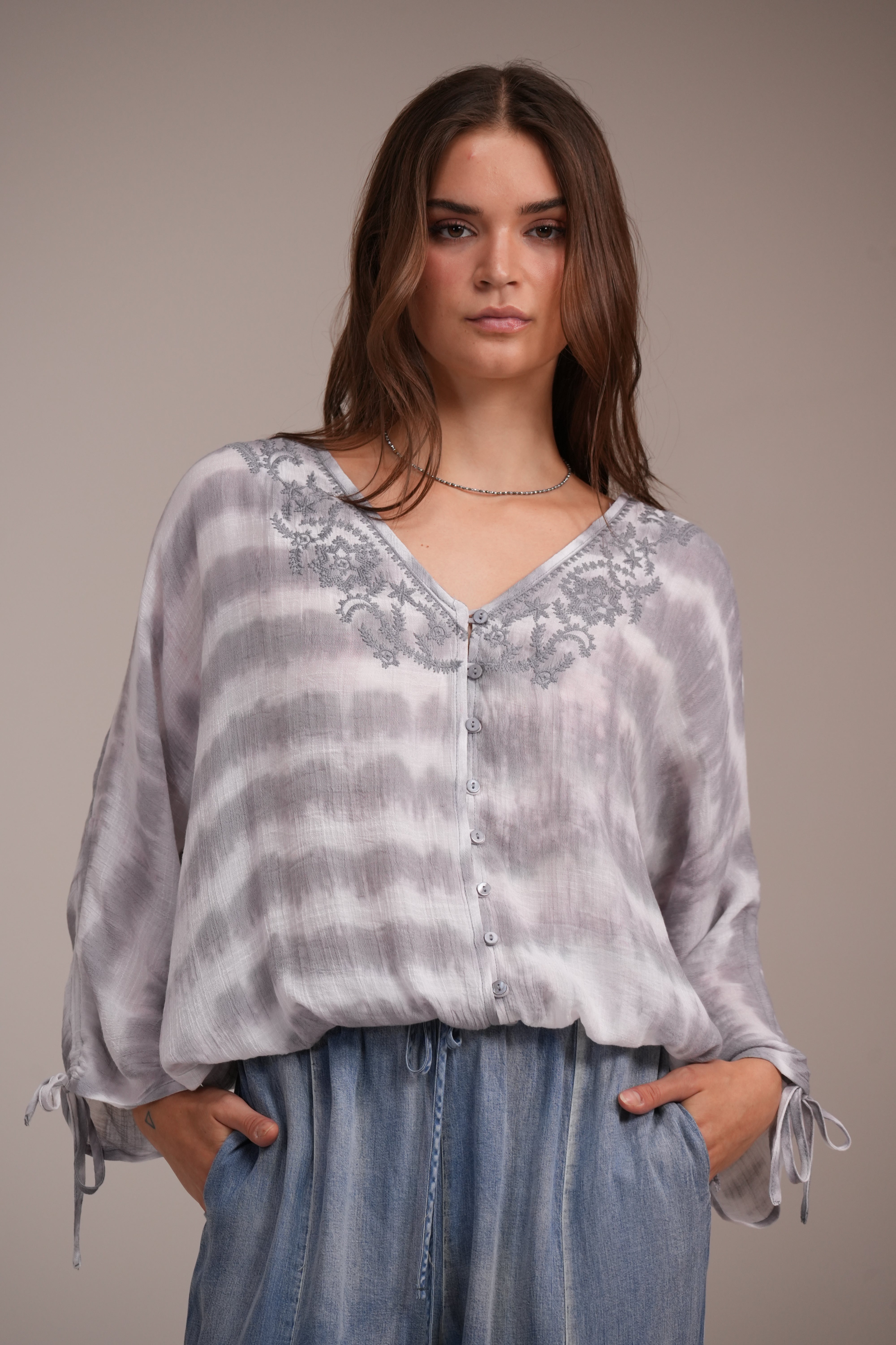 Blusa Amalia Gris