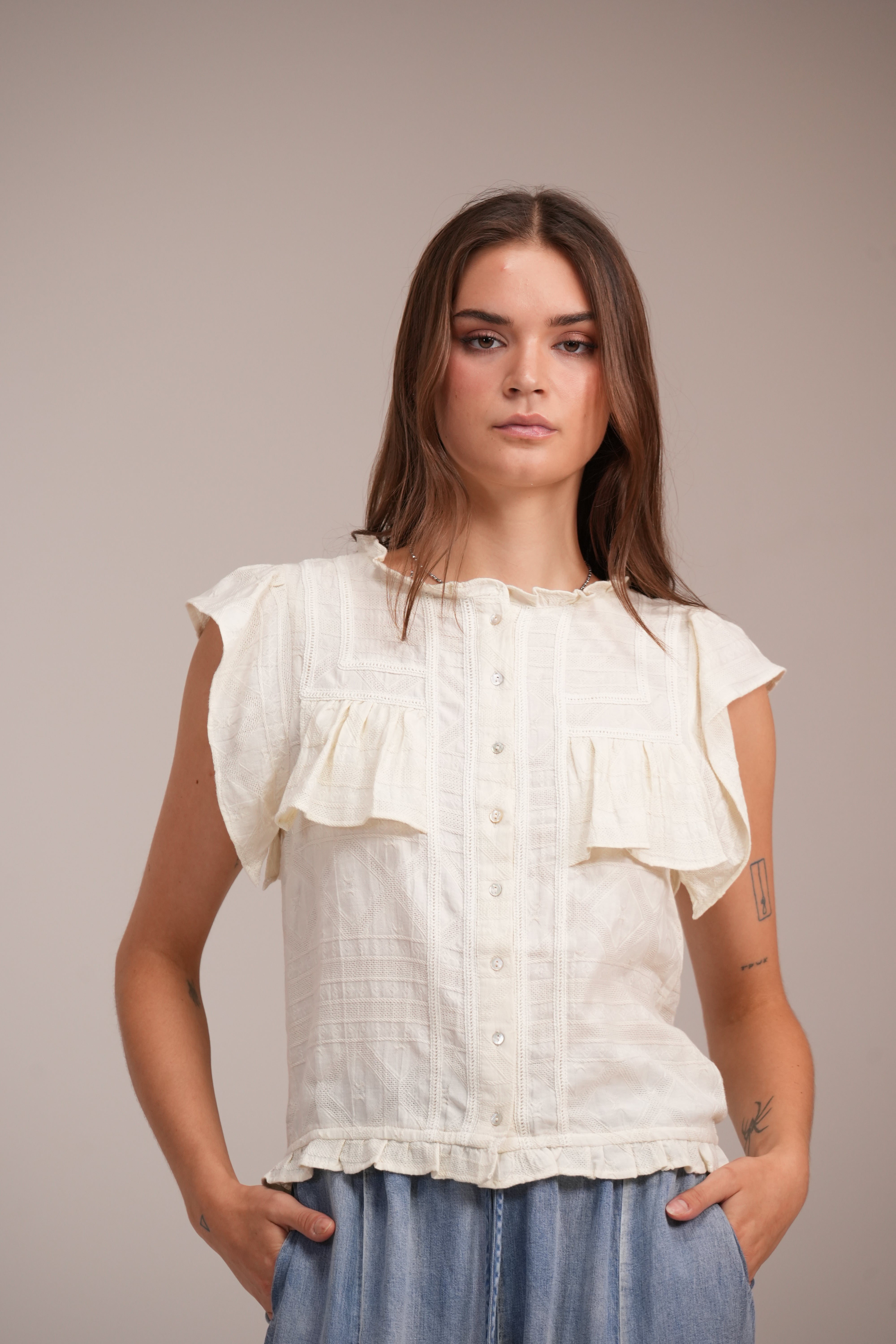 Blusa Catalina Beige