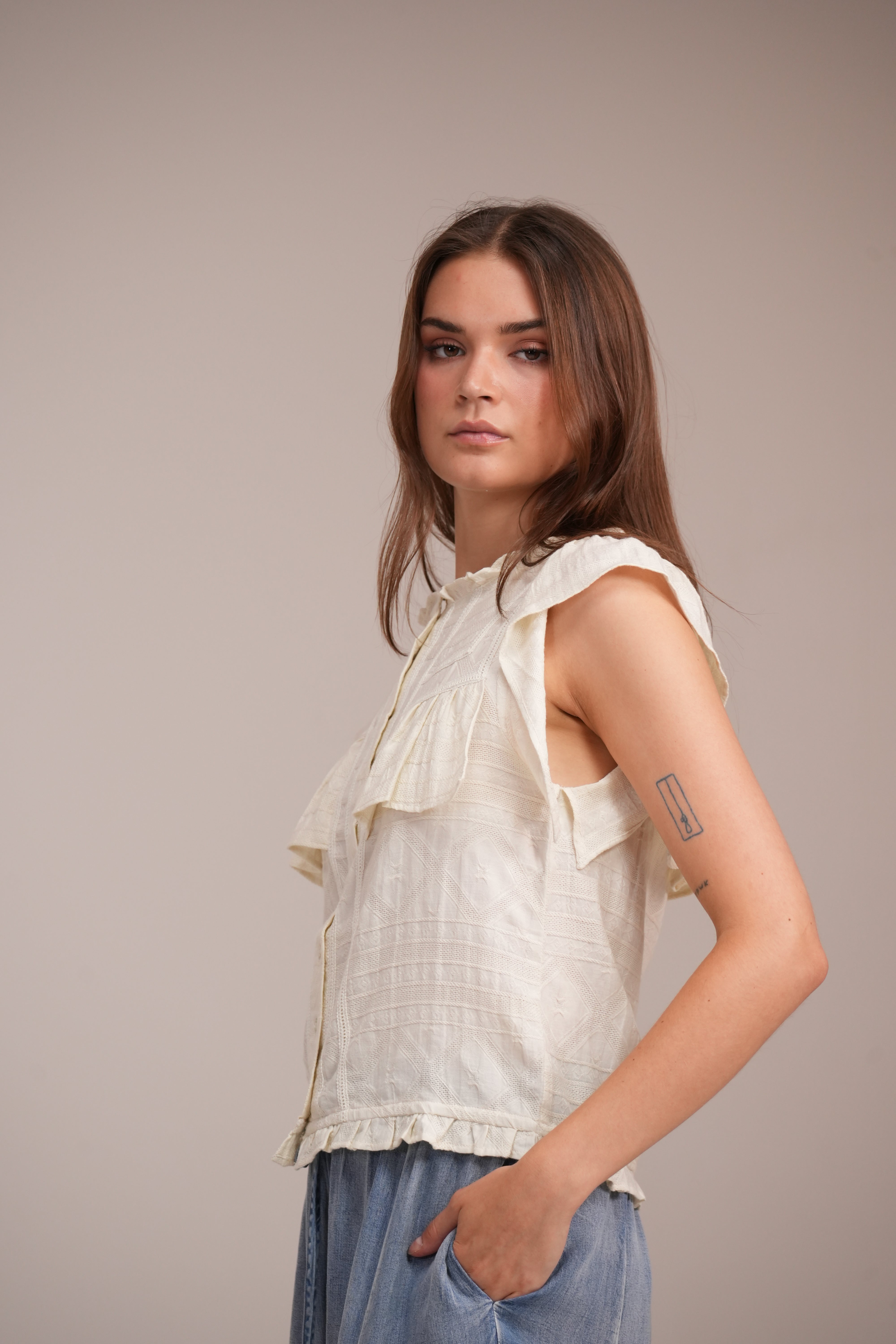 Blusa Catalina Beige