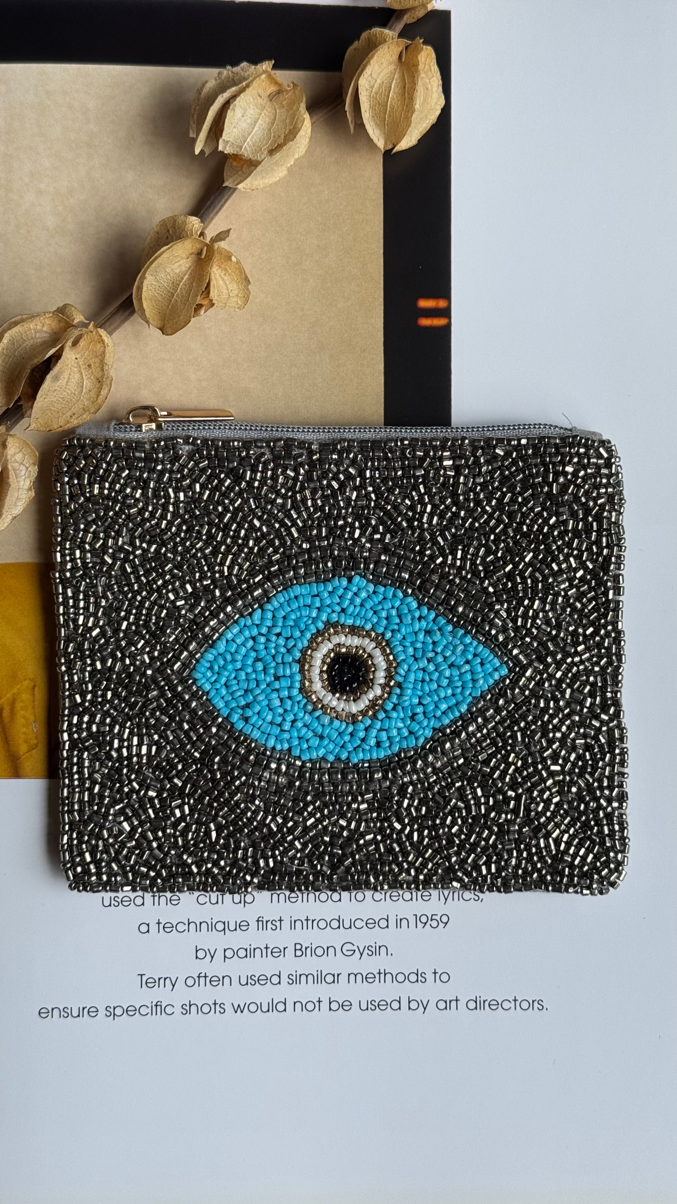 Monedero Blue Hamsa