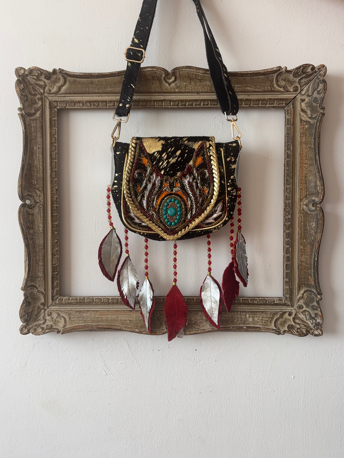 Bolsa Scarlett Negra-Rojo