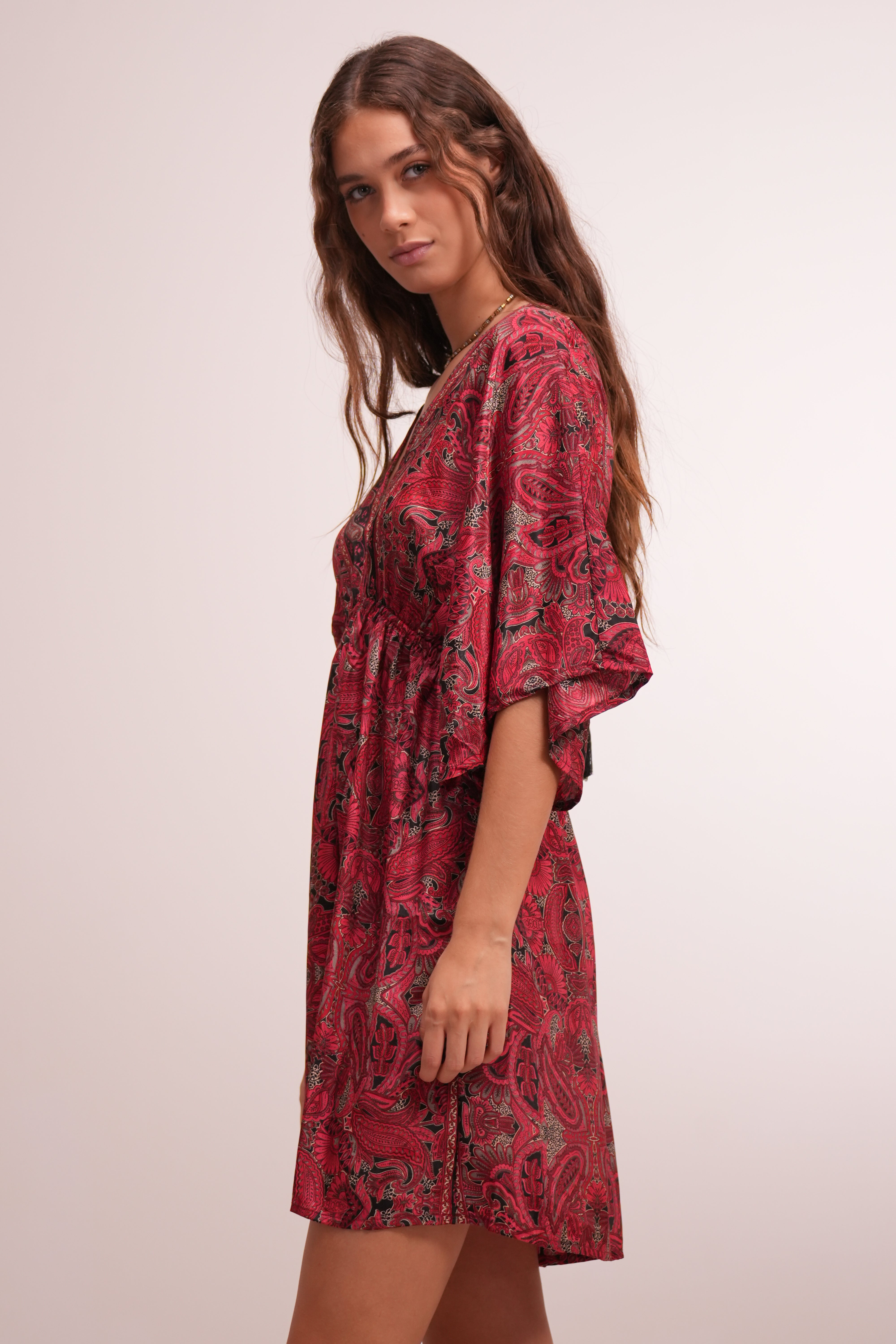 Vestido Azafrán Rojo