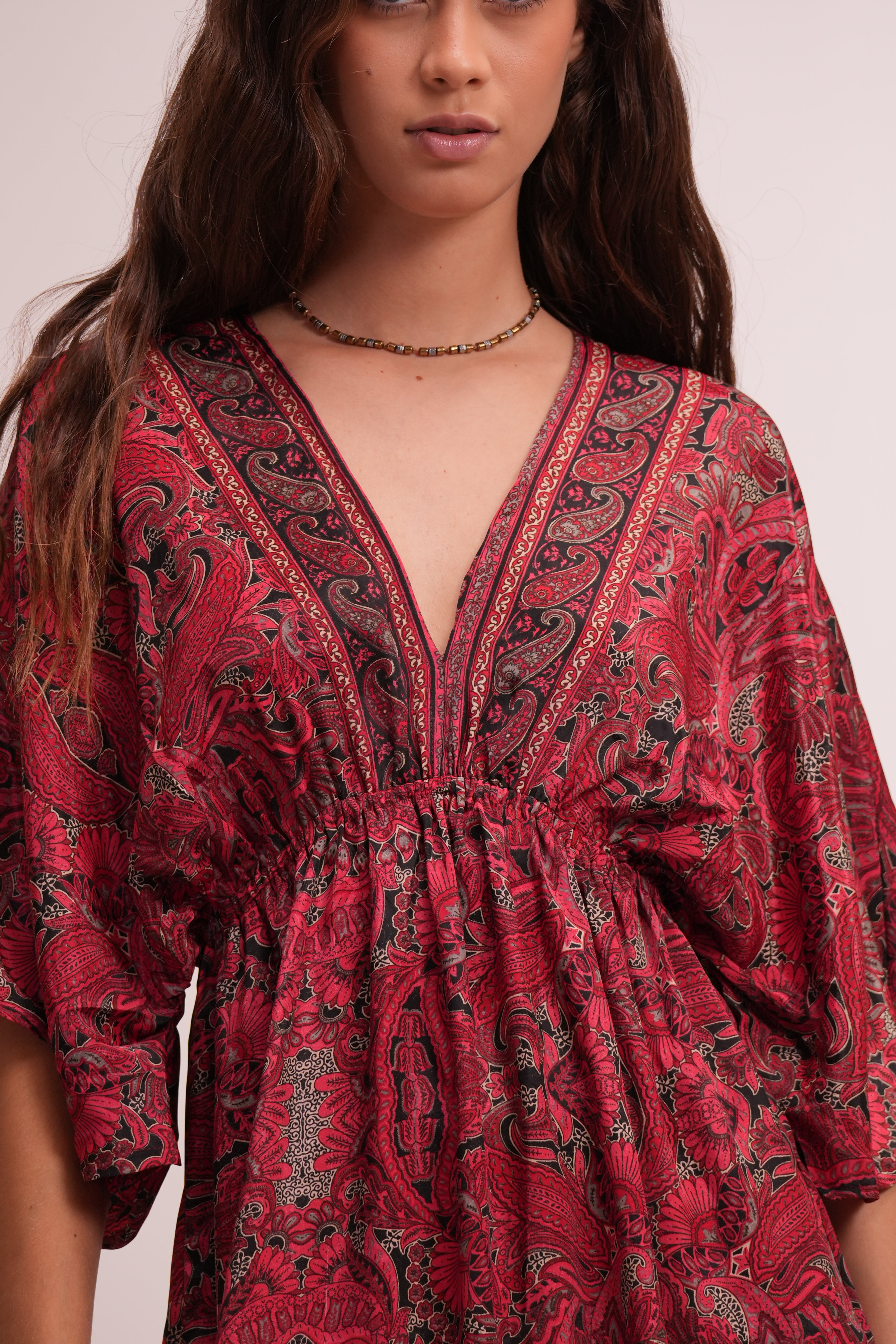Vestido Azafrán Rojo