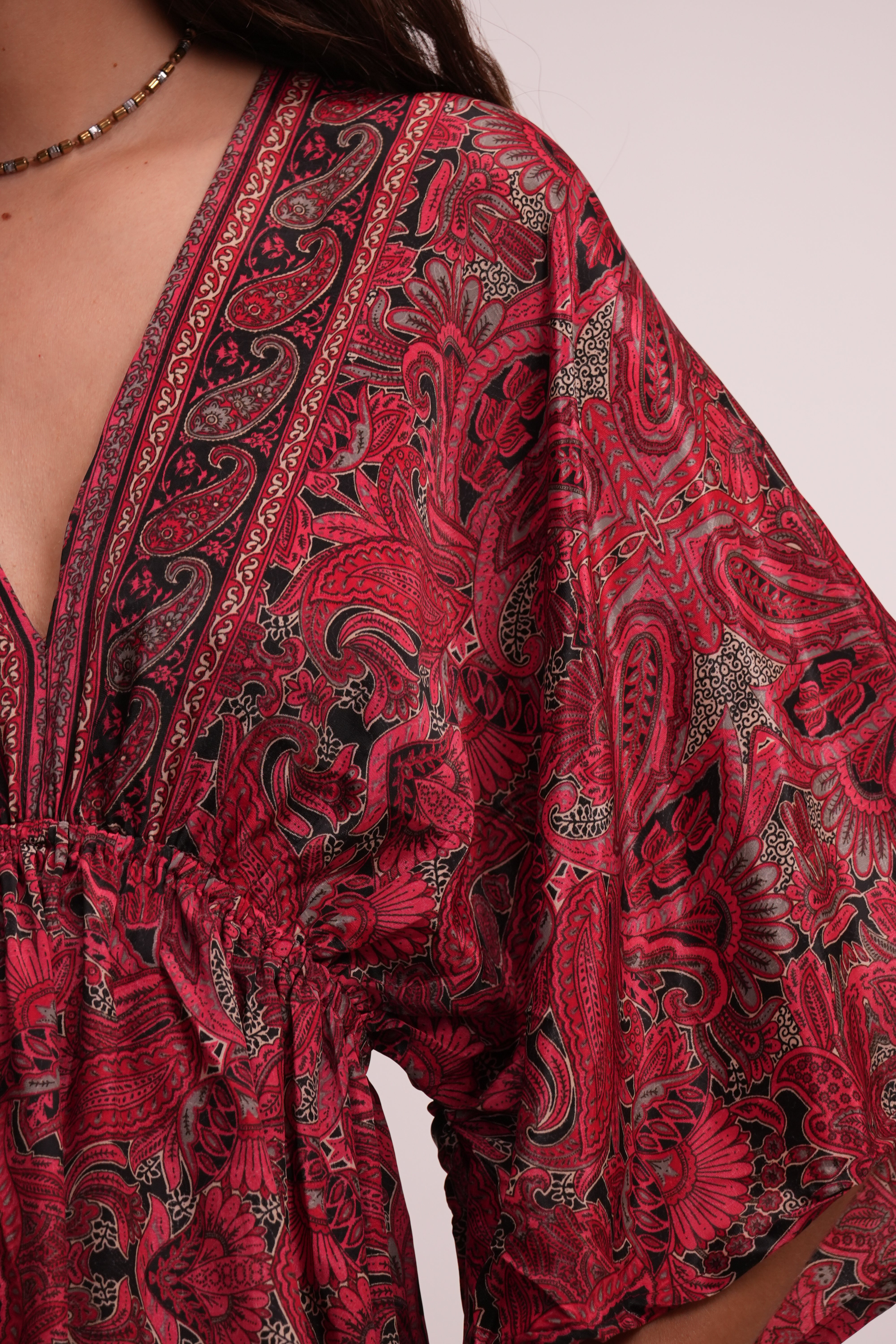 Vestido Azafrán Rojo