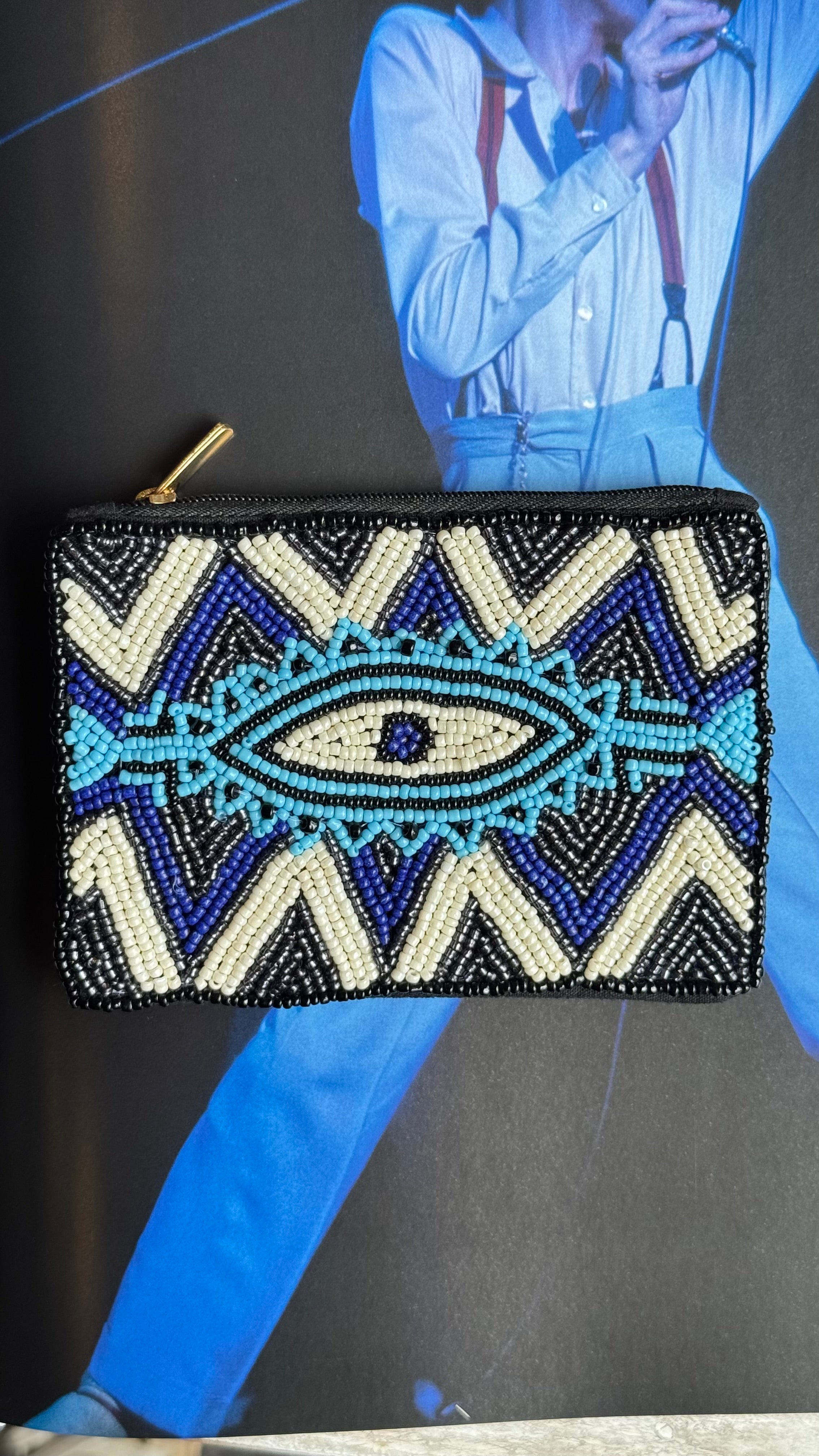 Monedero Blue Tribal