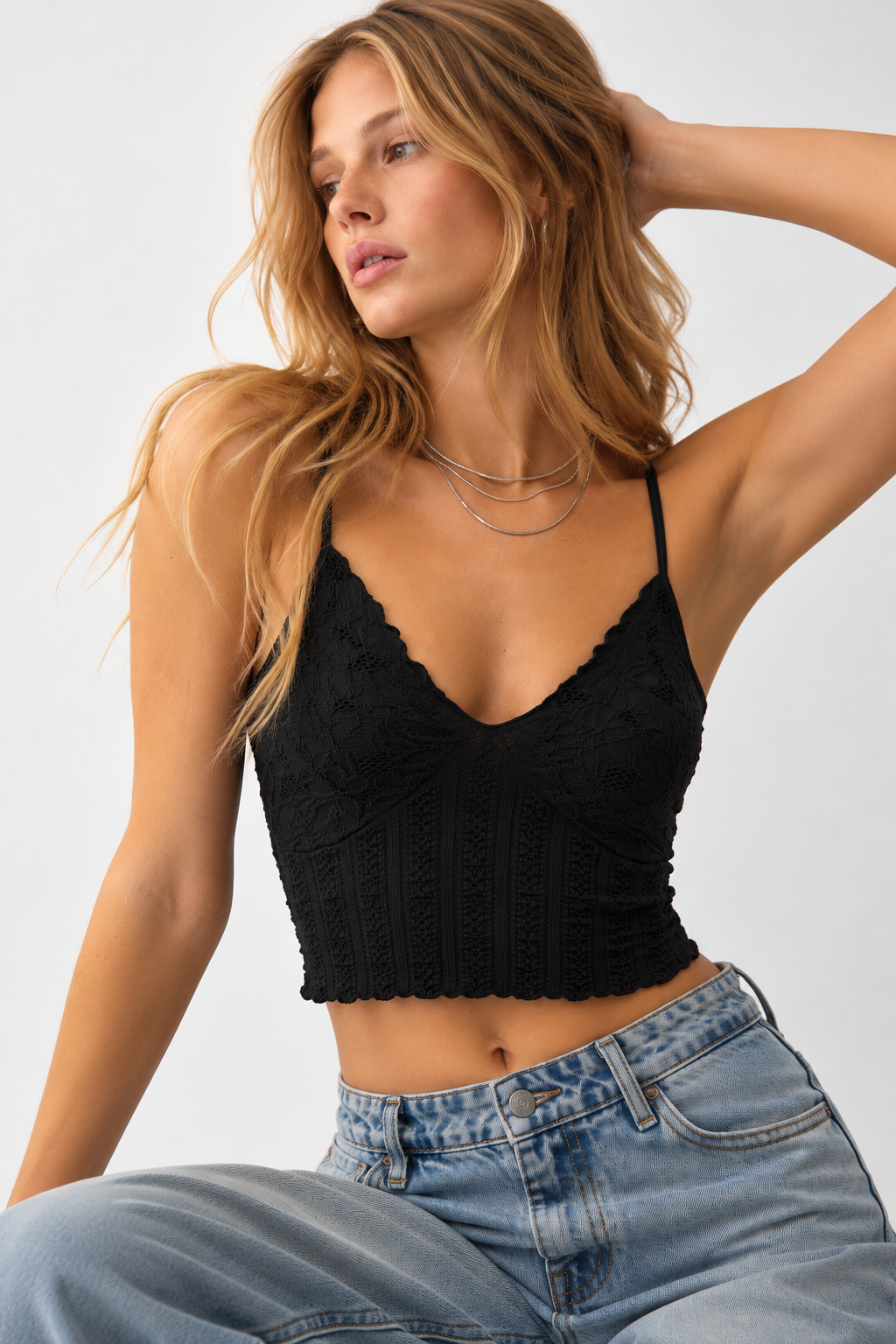 Top Nina negro