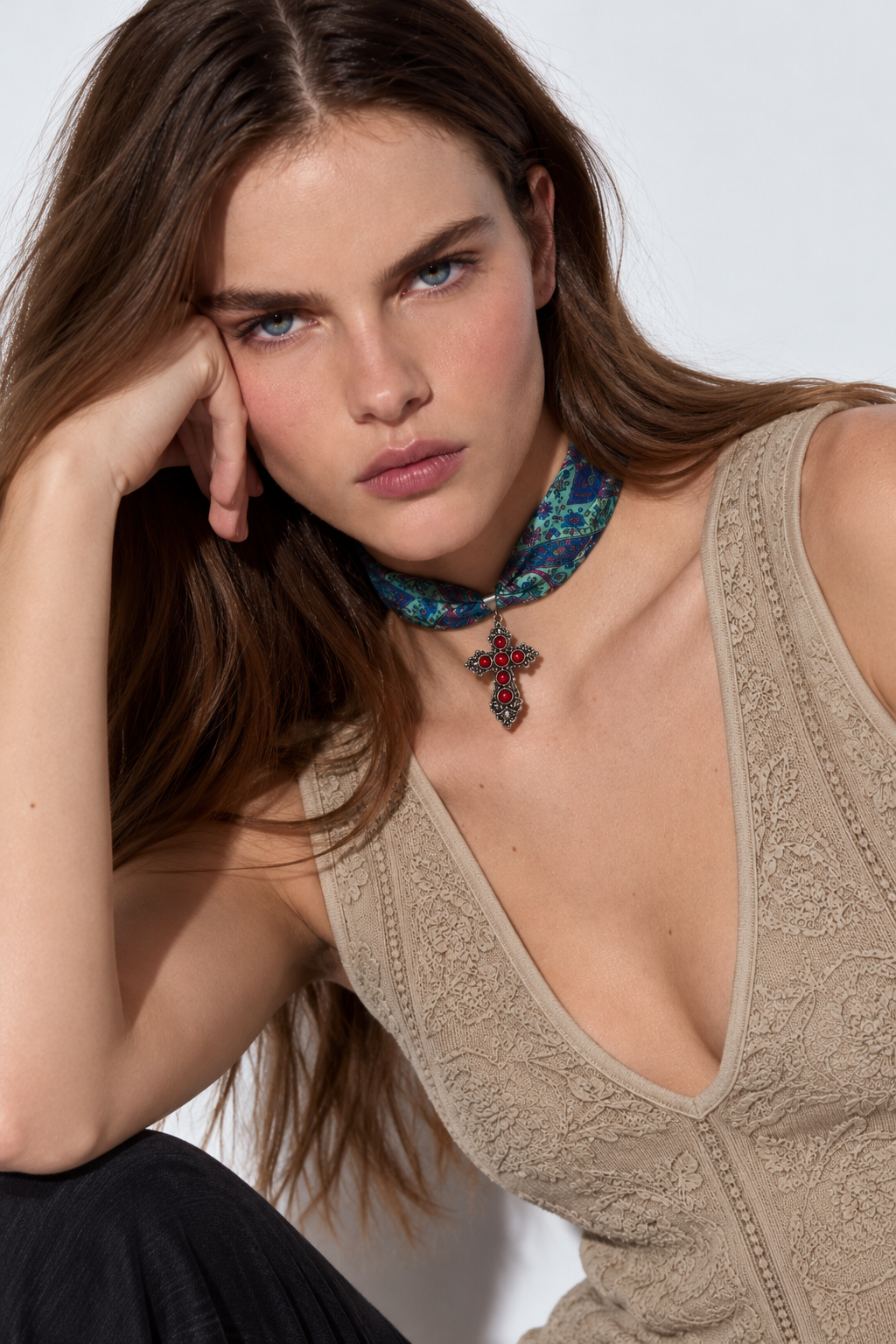 Collar cruz 1