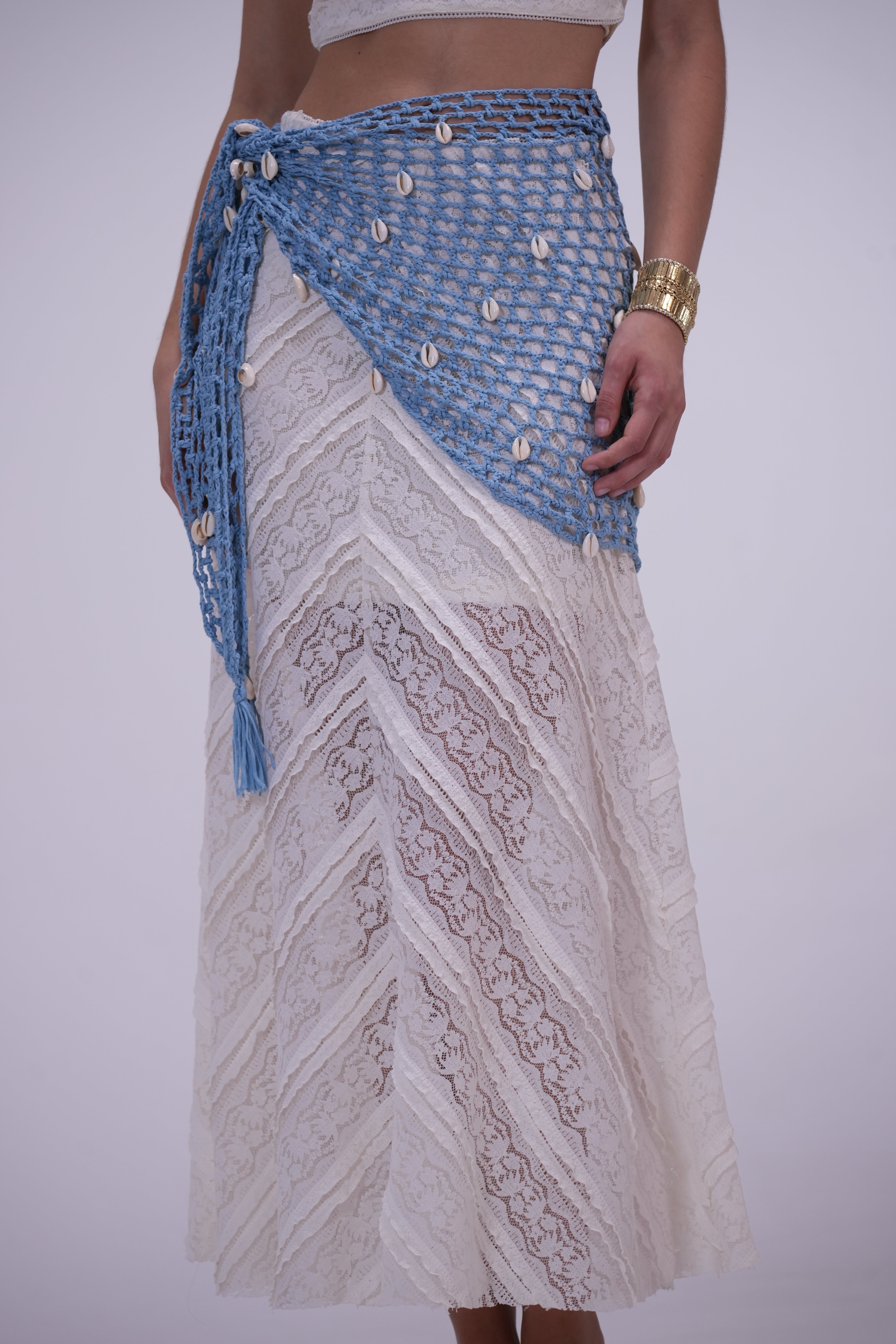 Pashmina Morgo Azul