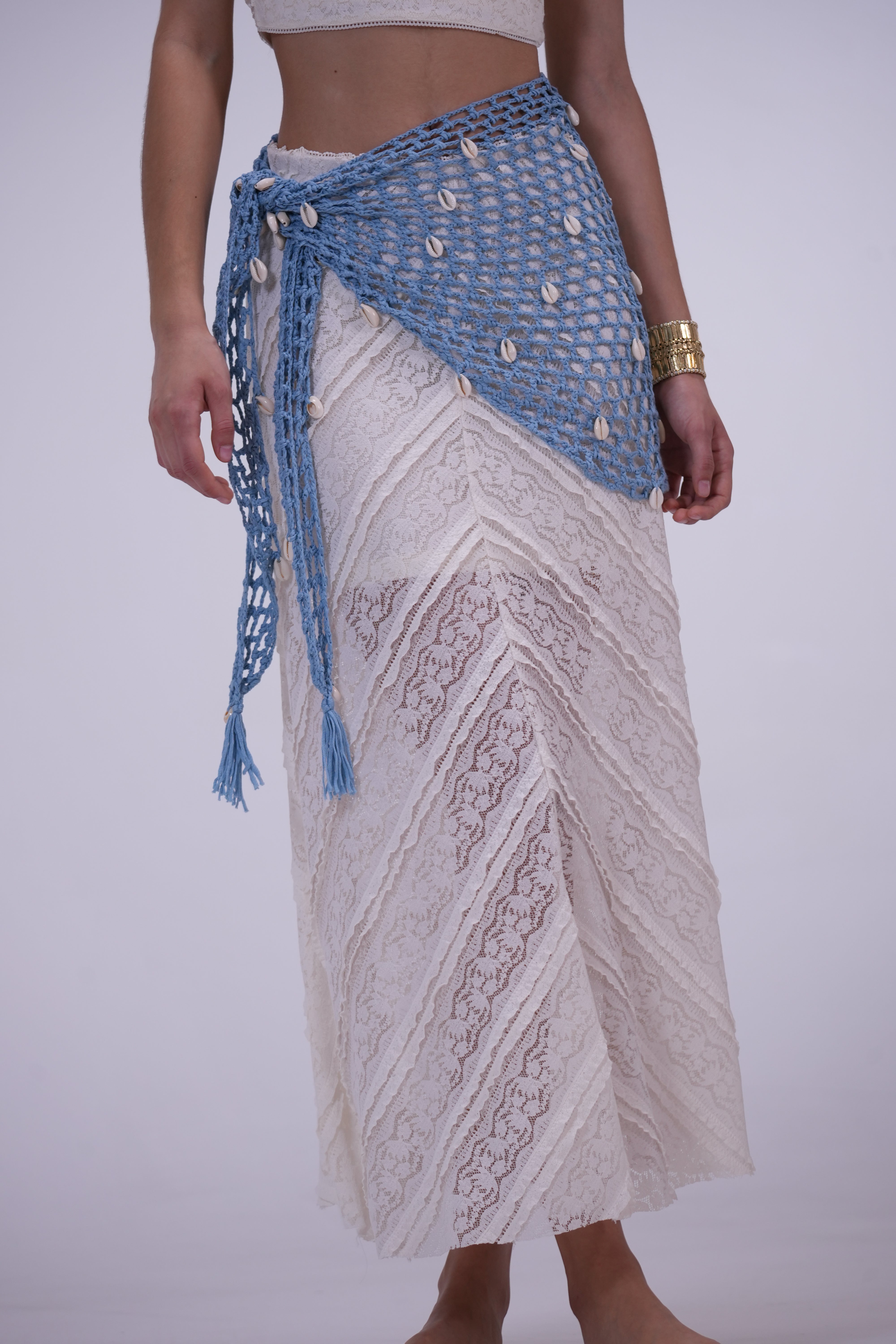 Pashmina Morgo Azul