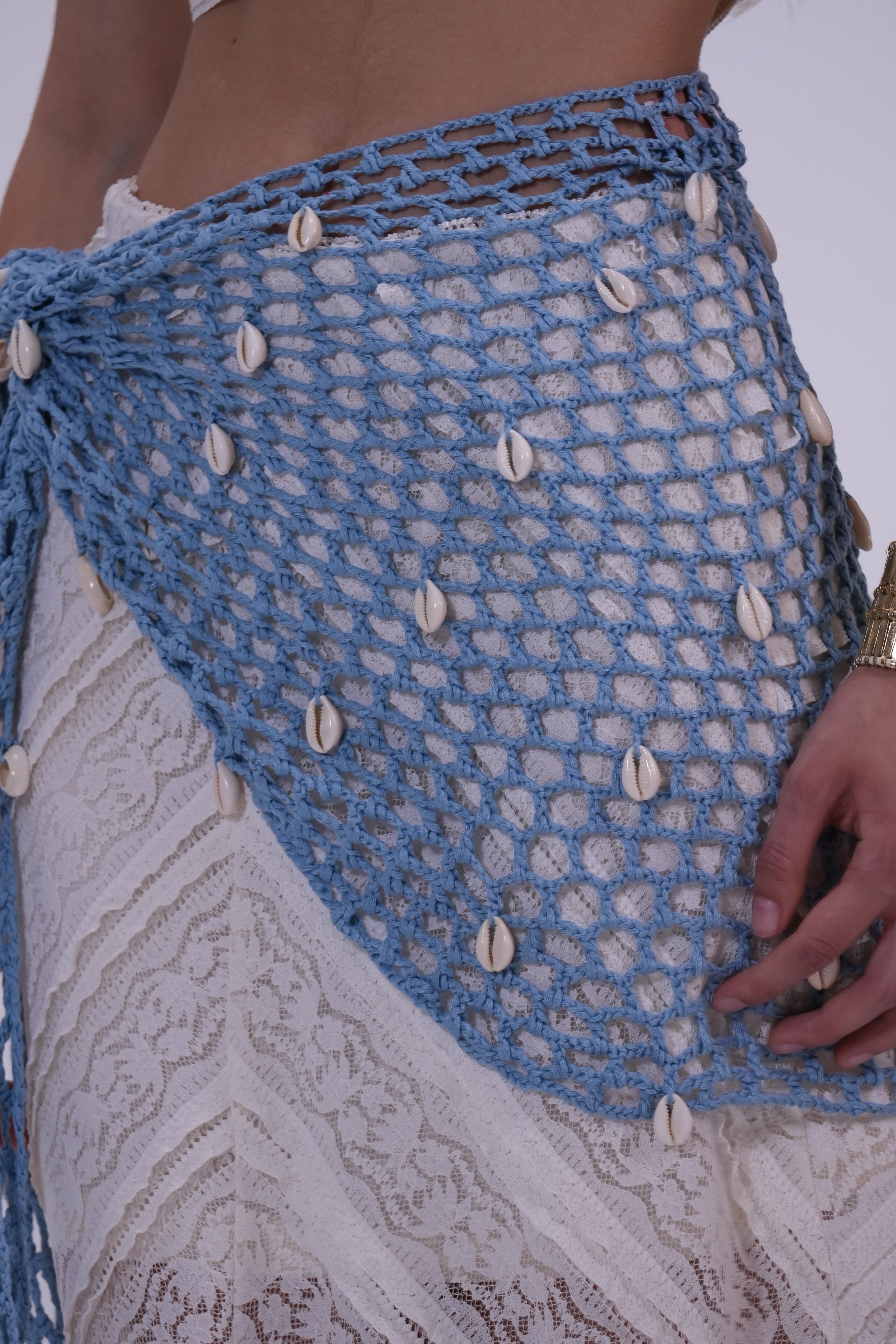 Pashmina Morgo Azul