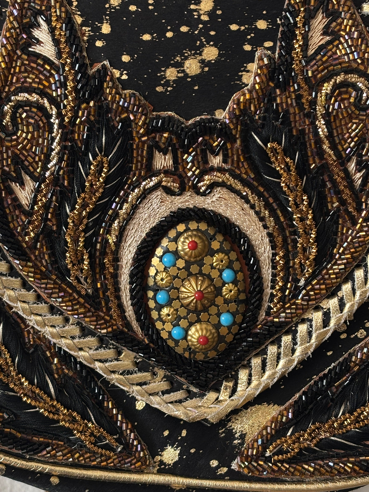 Bolsa Scarlett Negro-Dorado