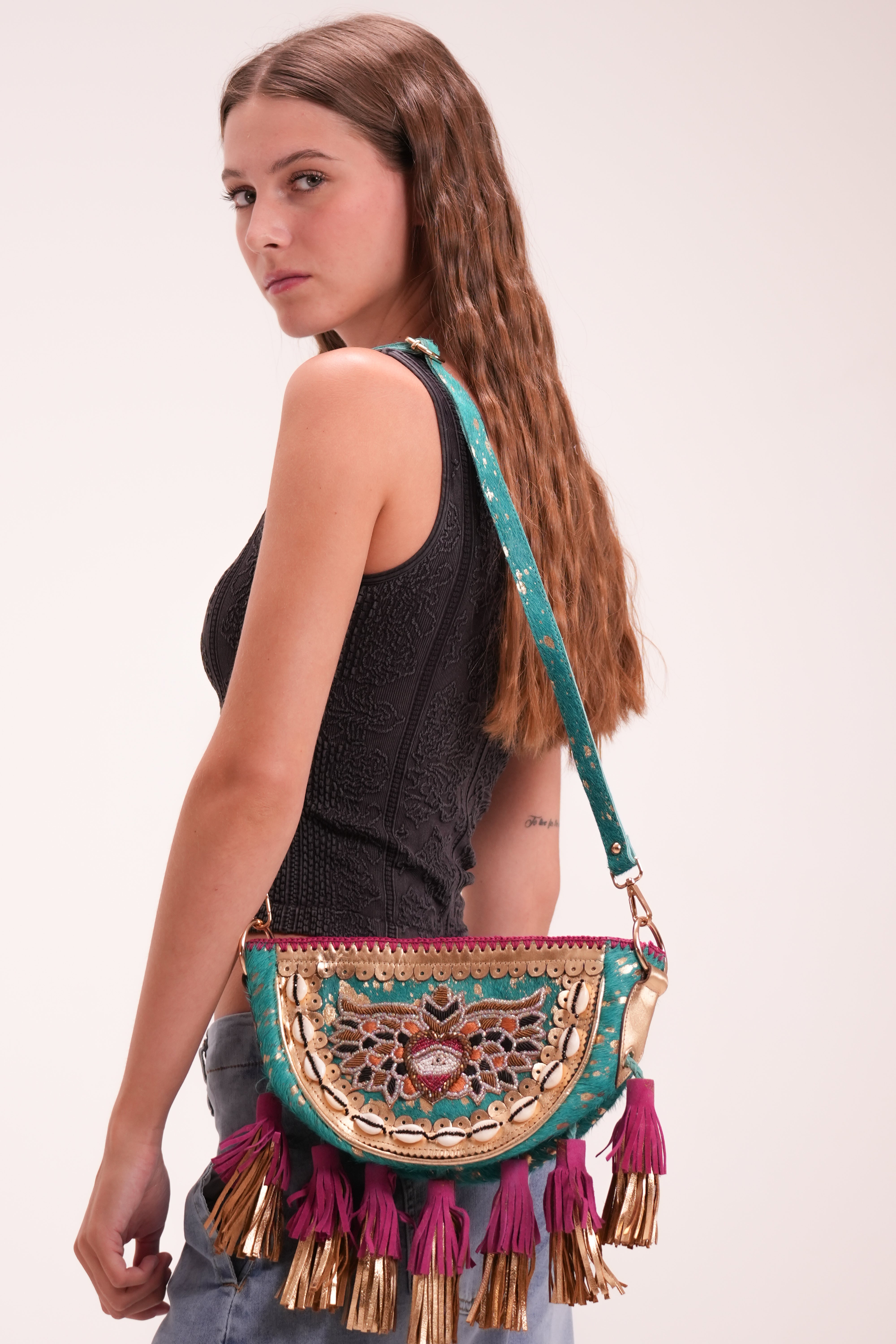 Bolsa Aruba Turquesa
