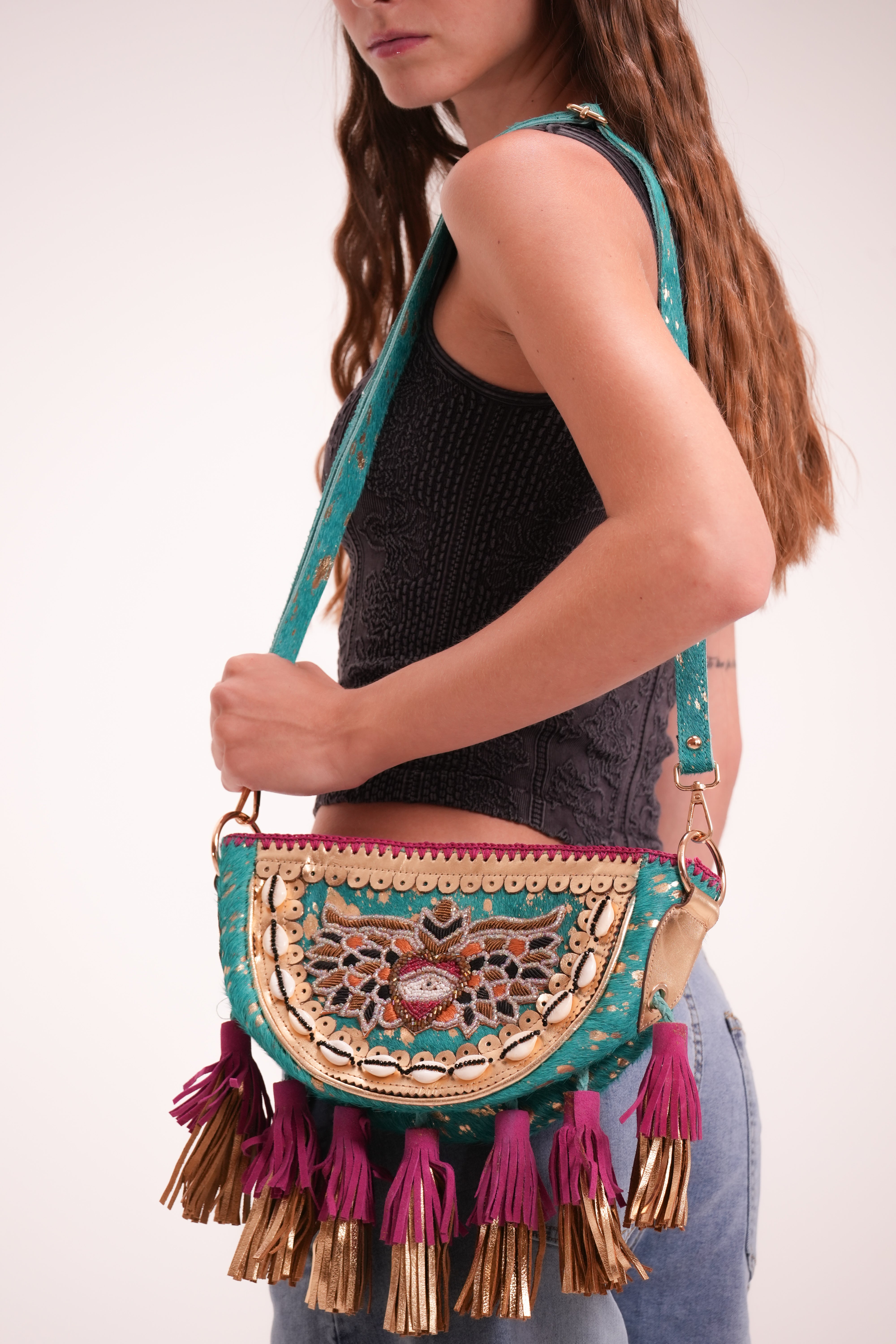 Bolsa Aruba Turquesa