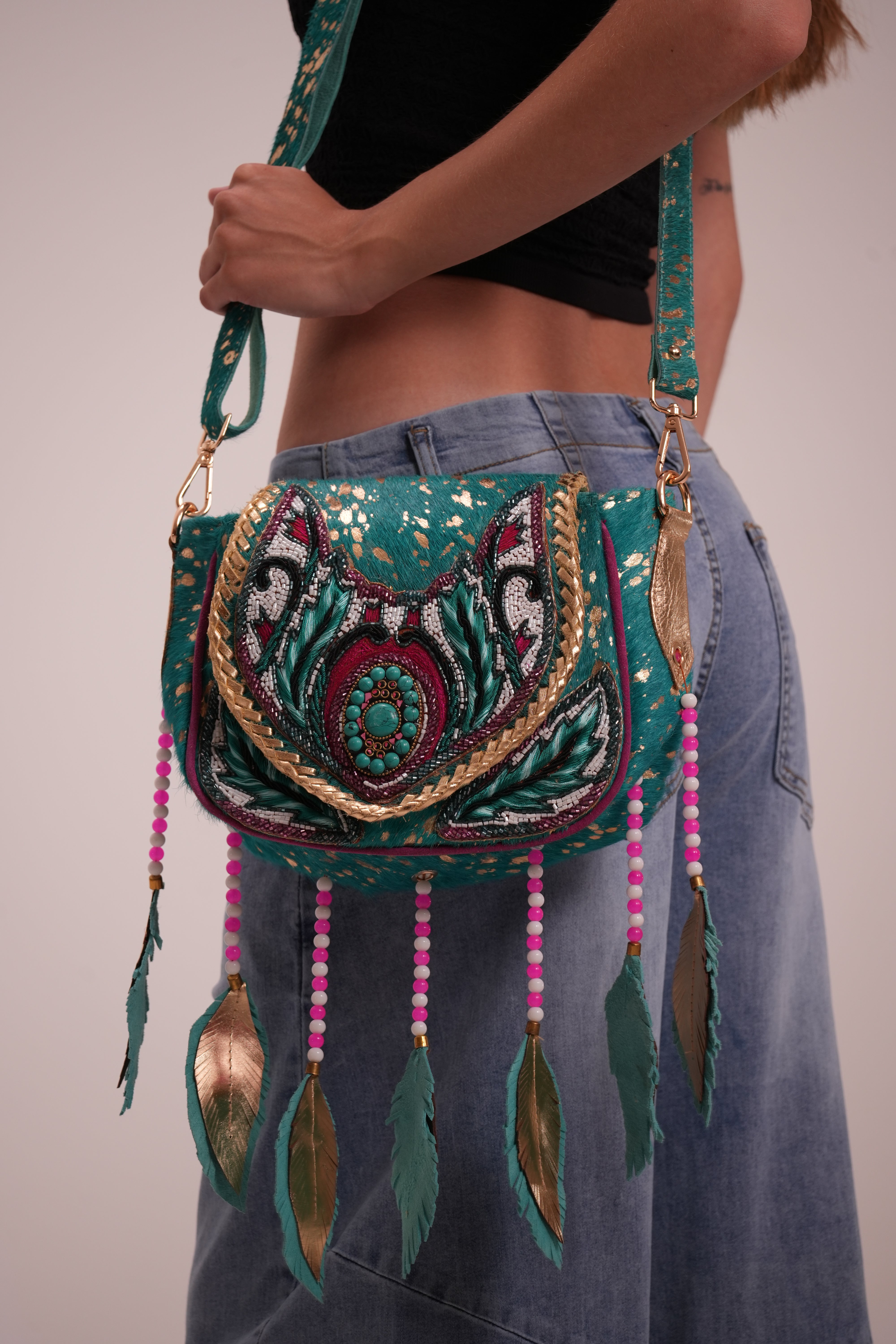 Bolsa Scarlet Turquesa
