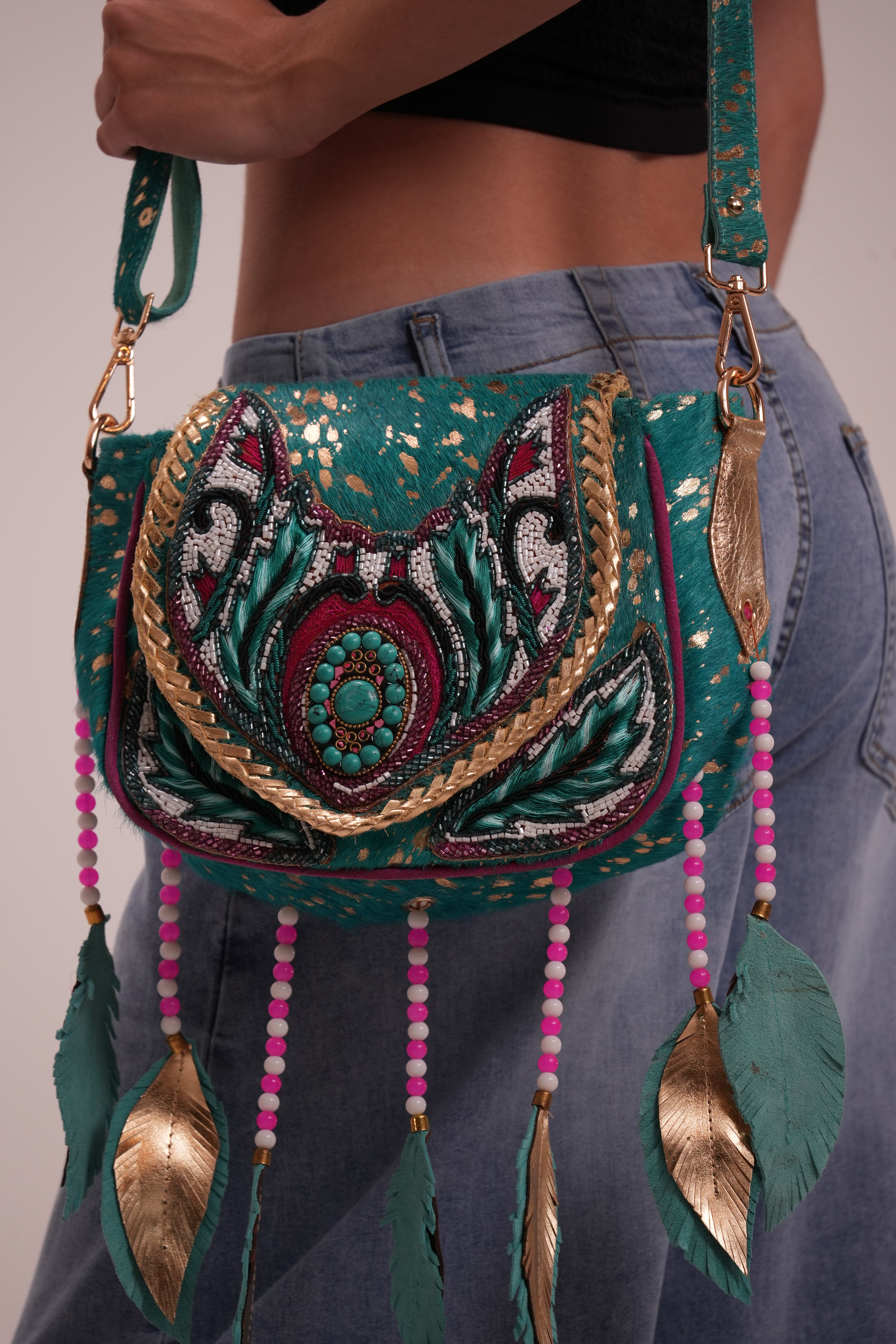 Bolsa Scarlet Turquesa
