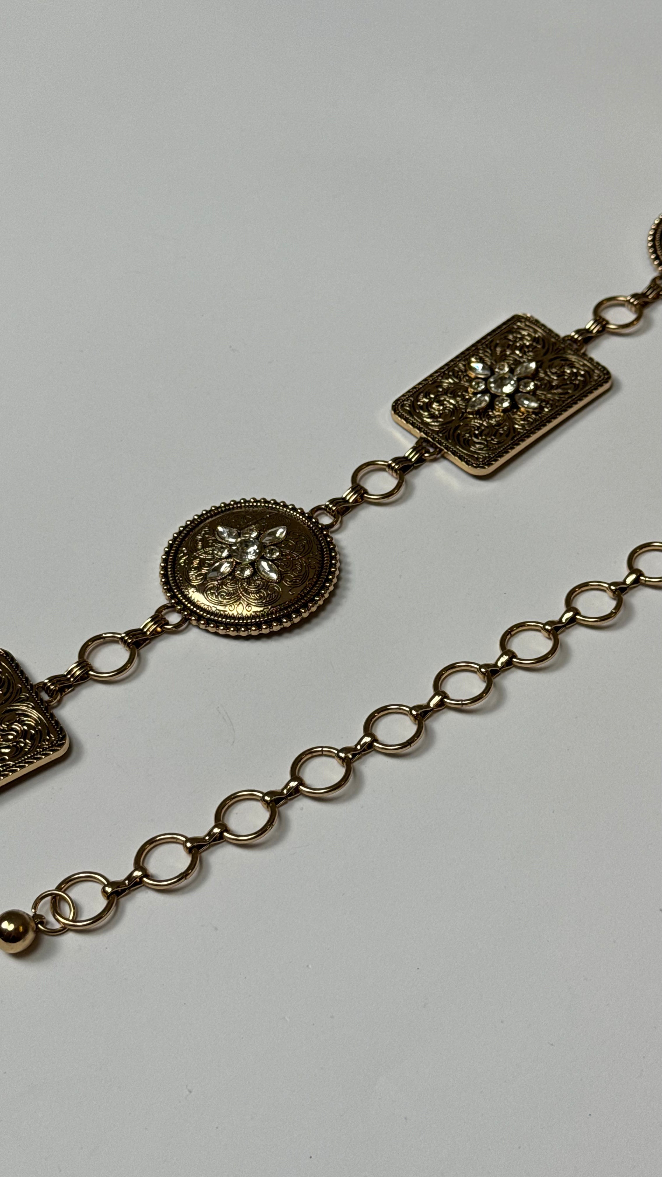 Cinto Metal Dorado 13