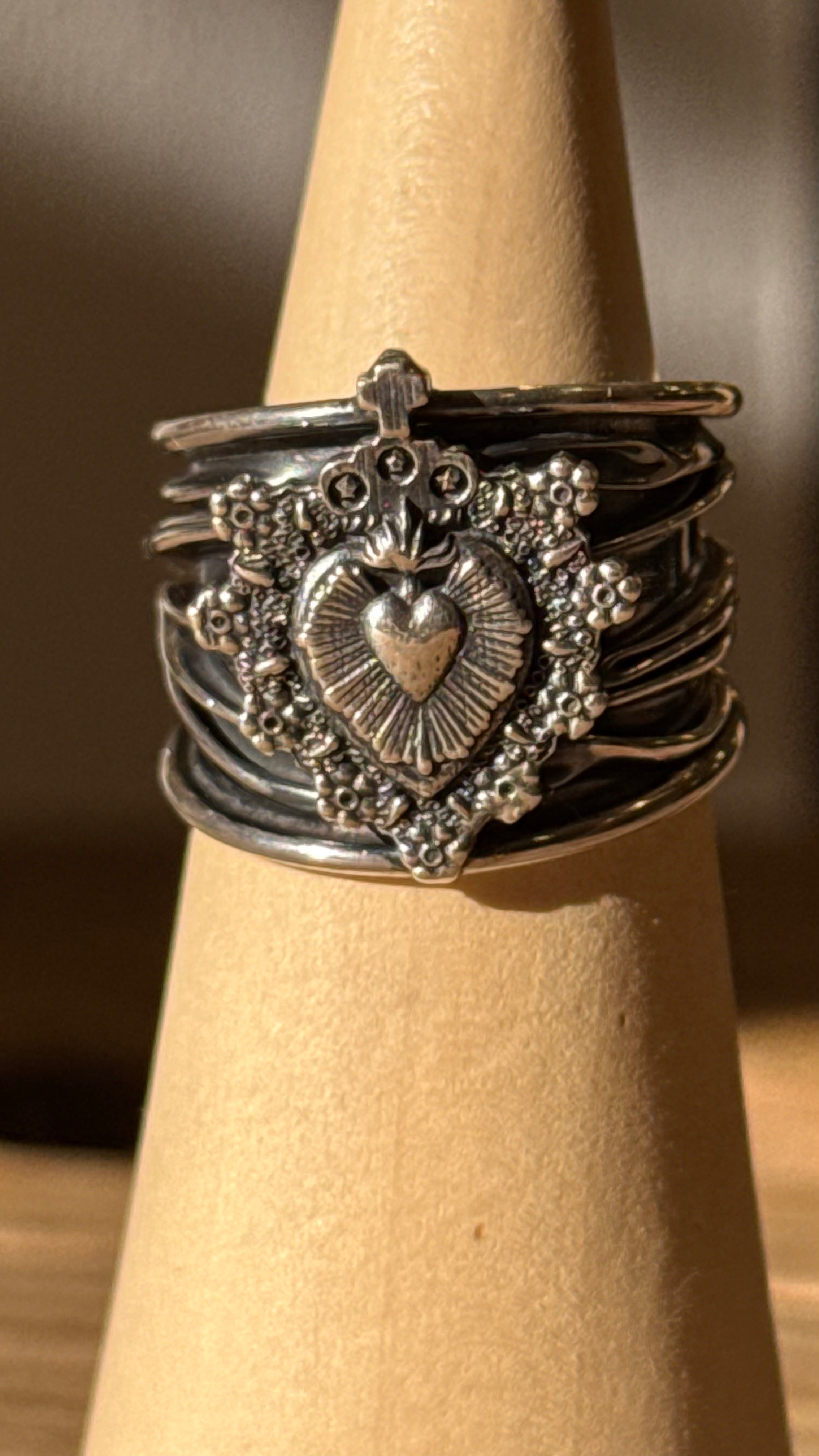Anillo Plata corazon