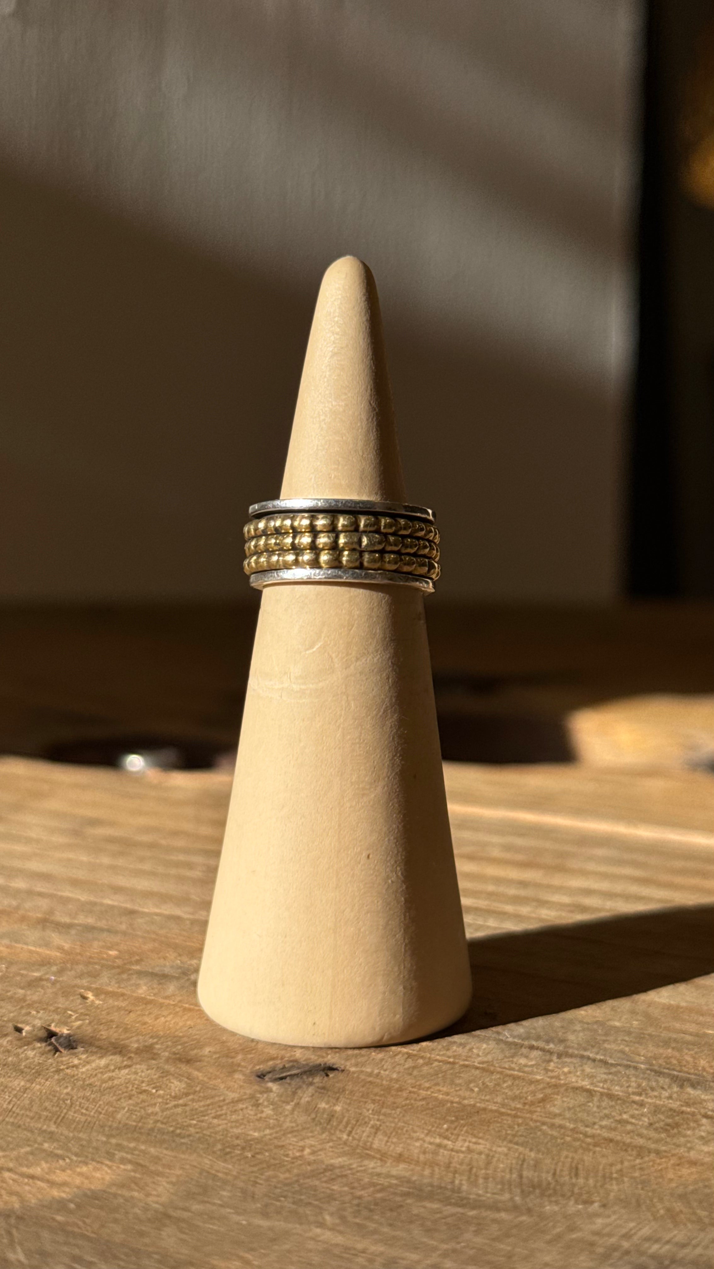 Anillo Plata 3 sogas