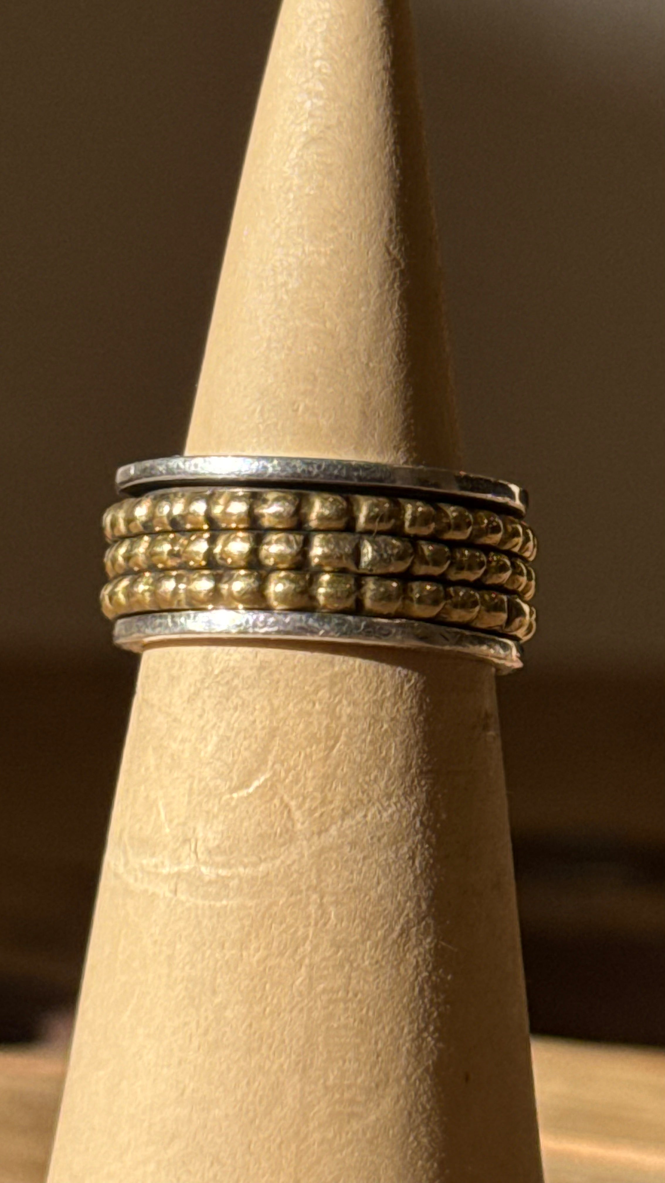 Anillo Plata 3 sogas