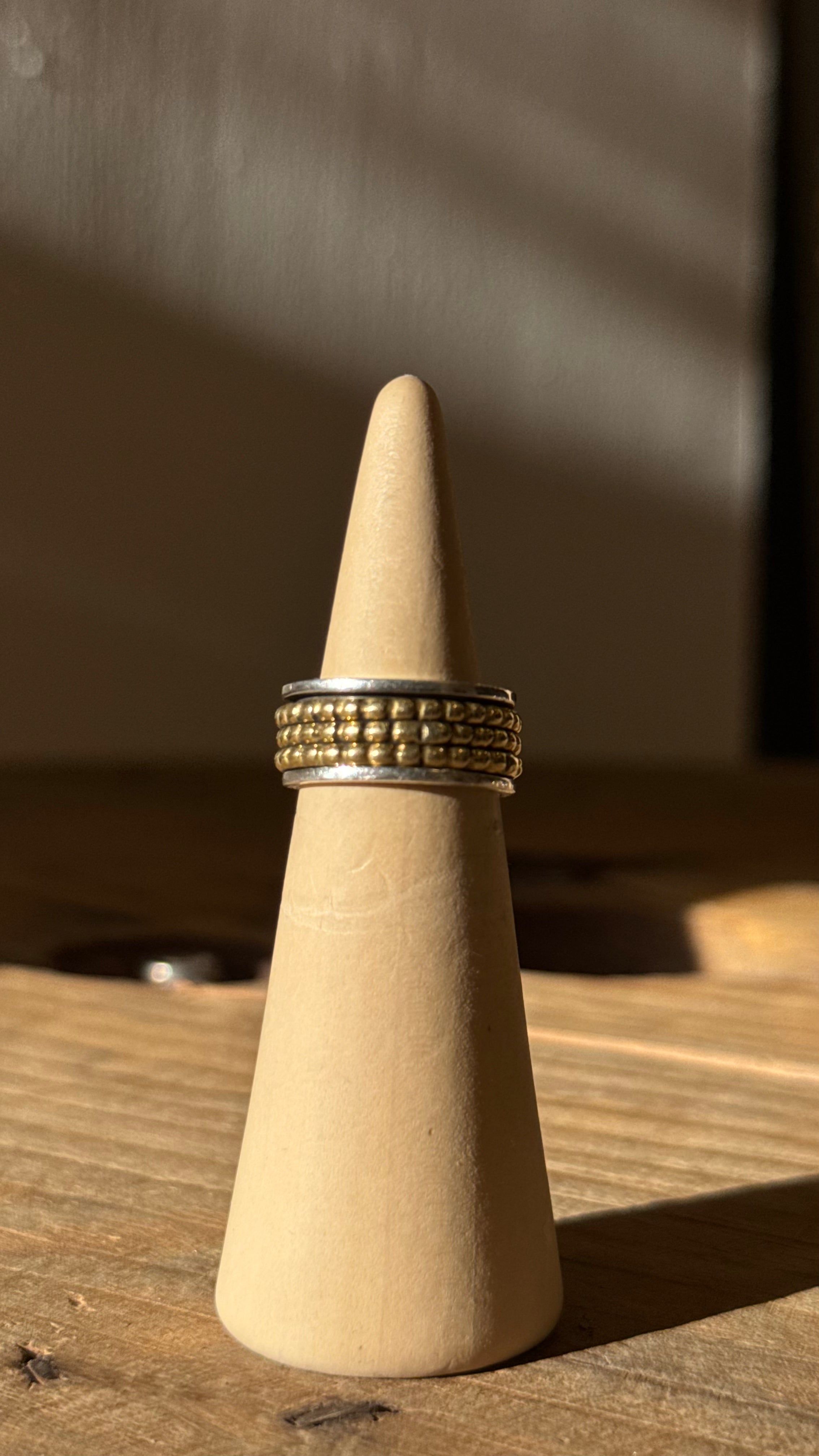 Anillo Plata 3 sogas