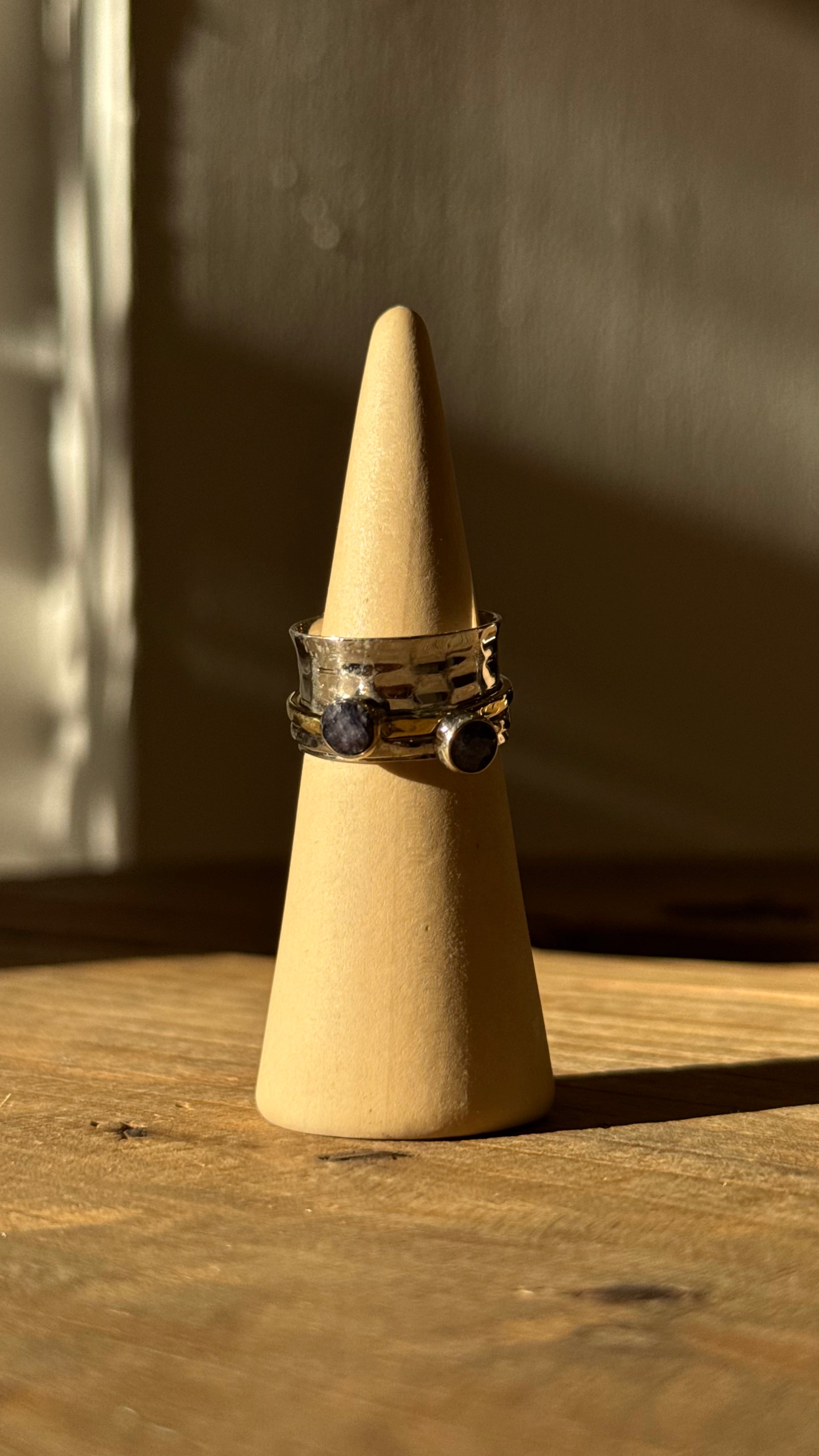 Anillo Plata Doble 1