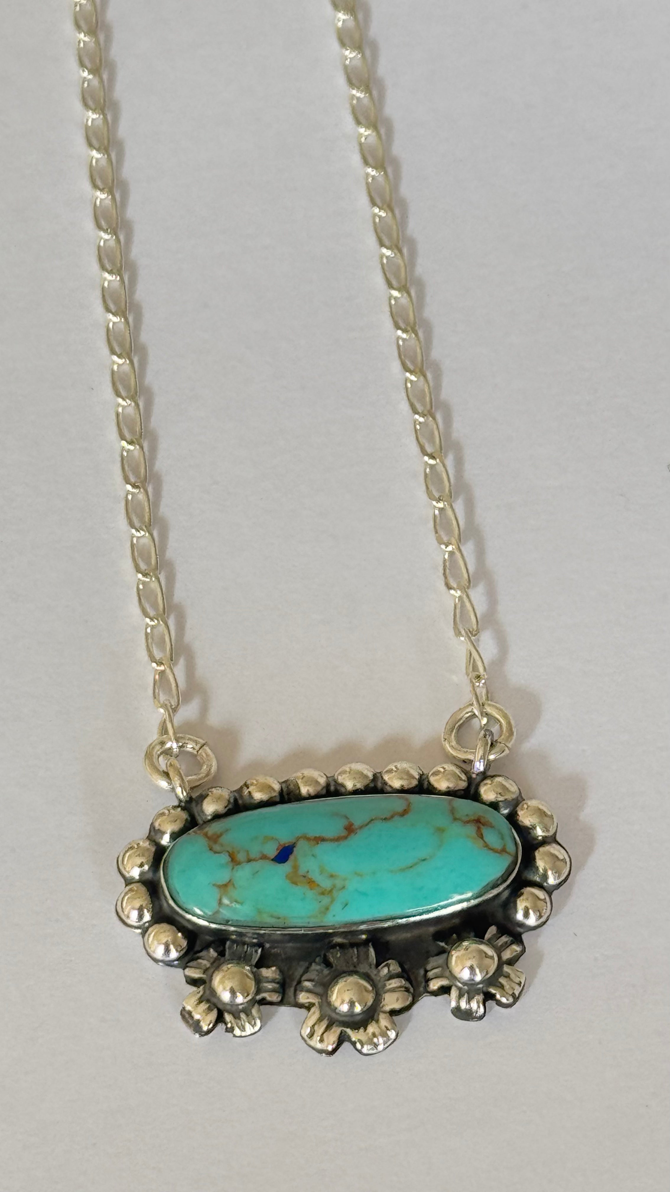 Collar plata turquesa