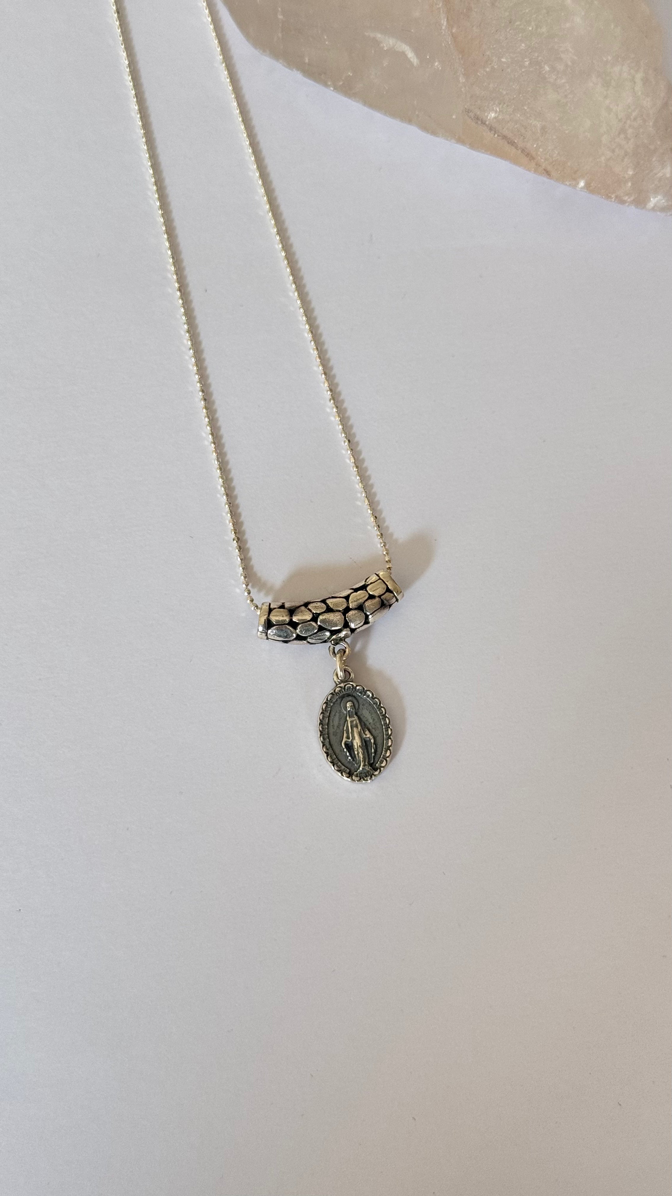 Collar Plata Virgen