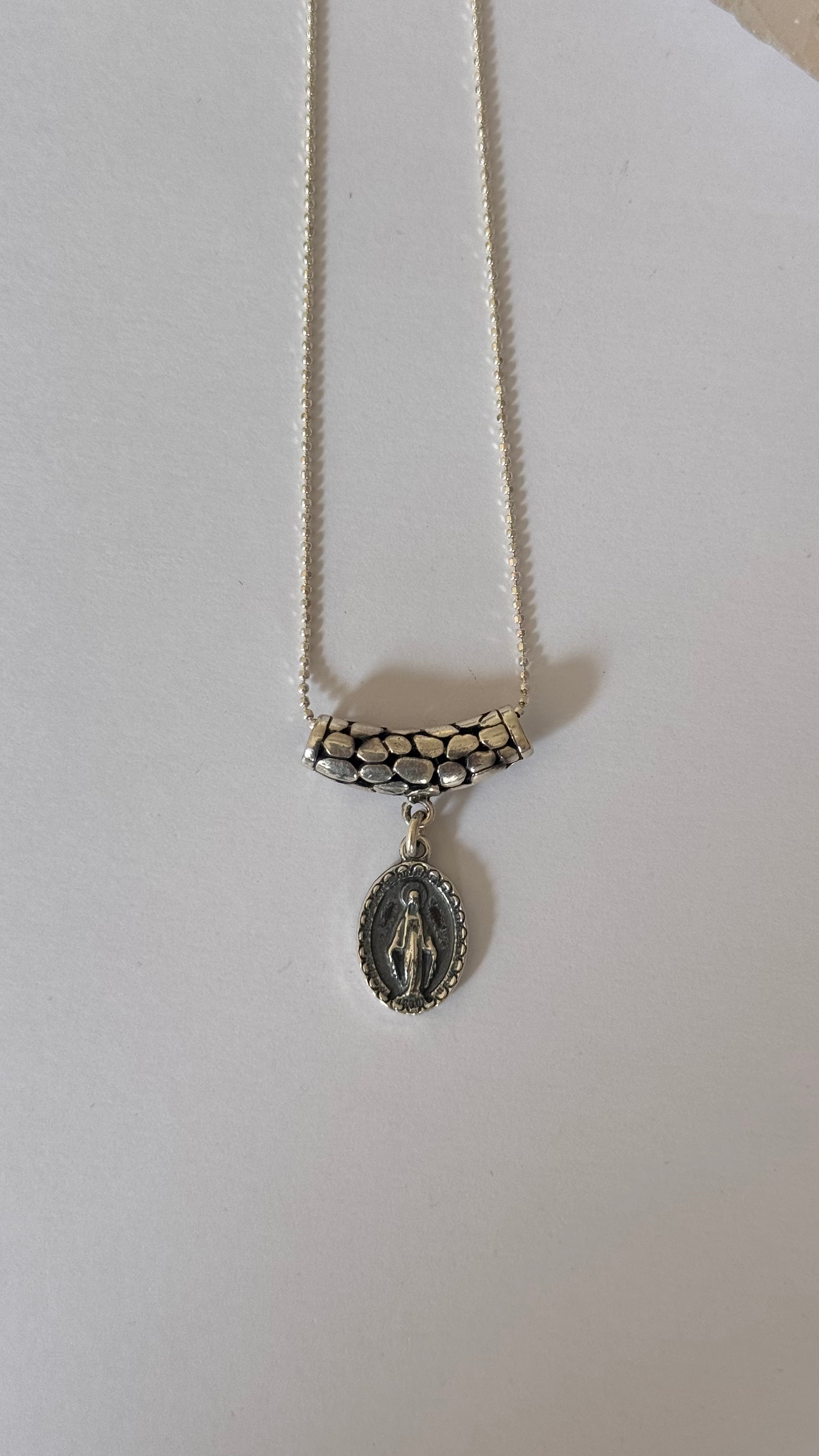 Collar Plata Virgen