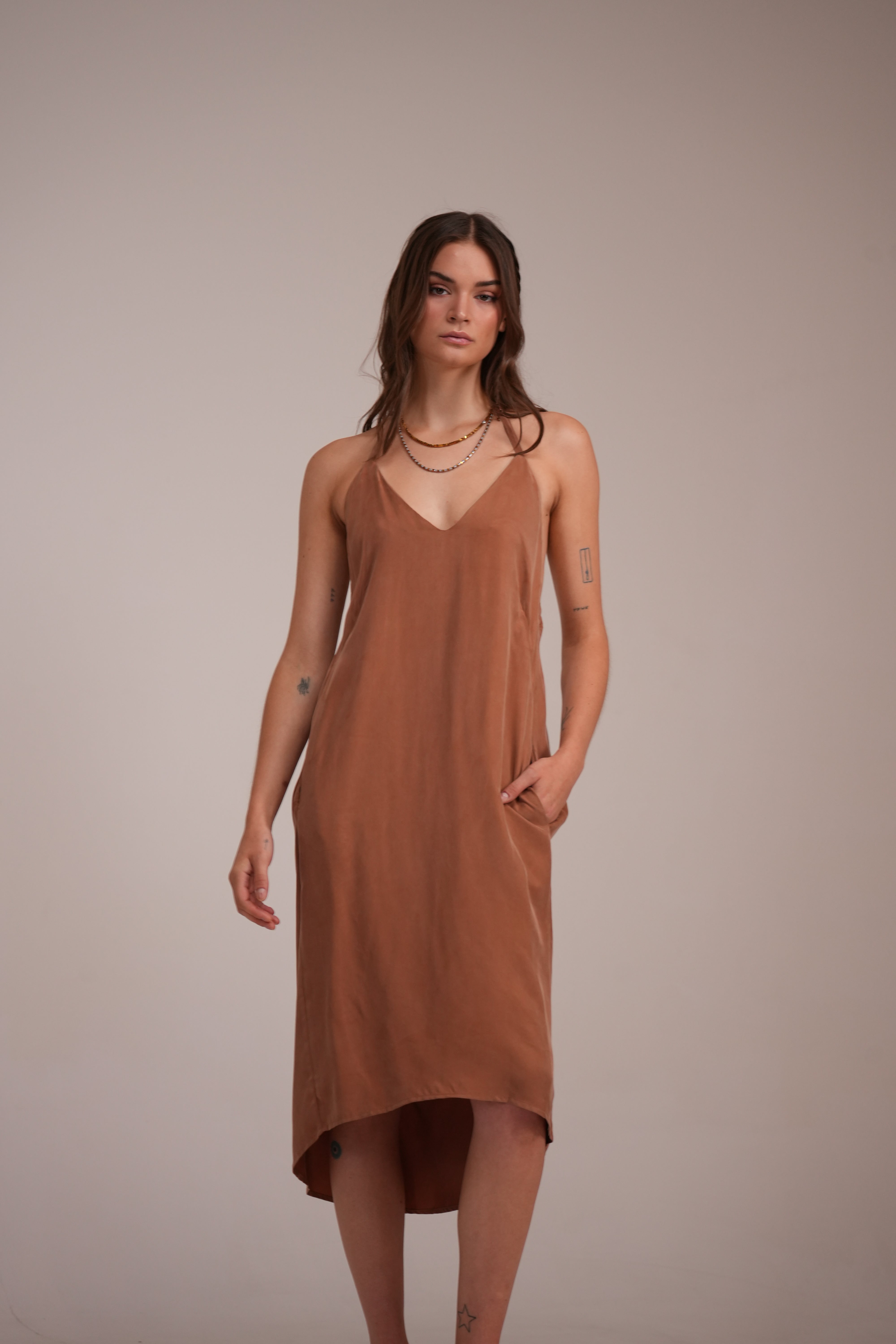 Vestido Lara Ladrillo