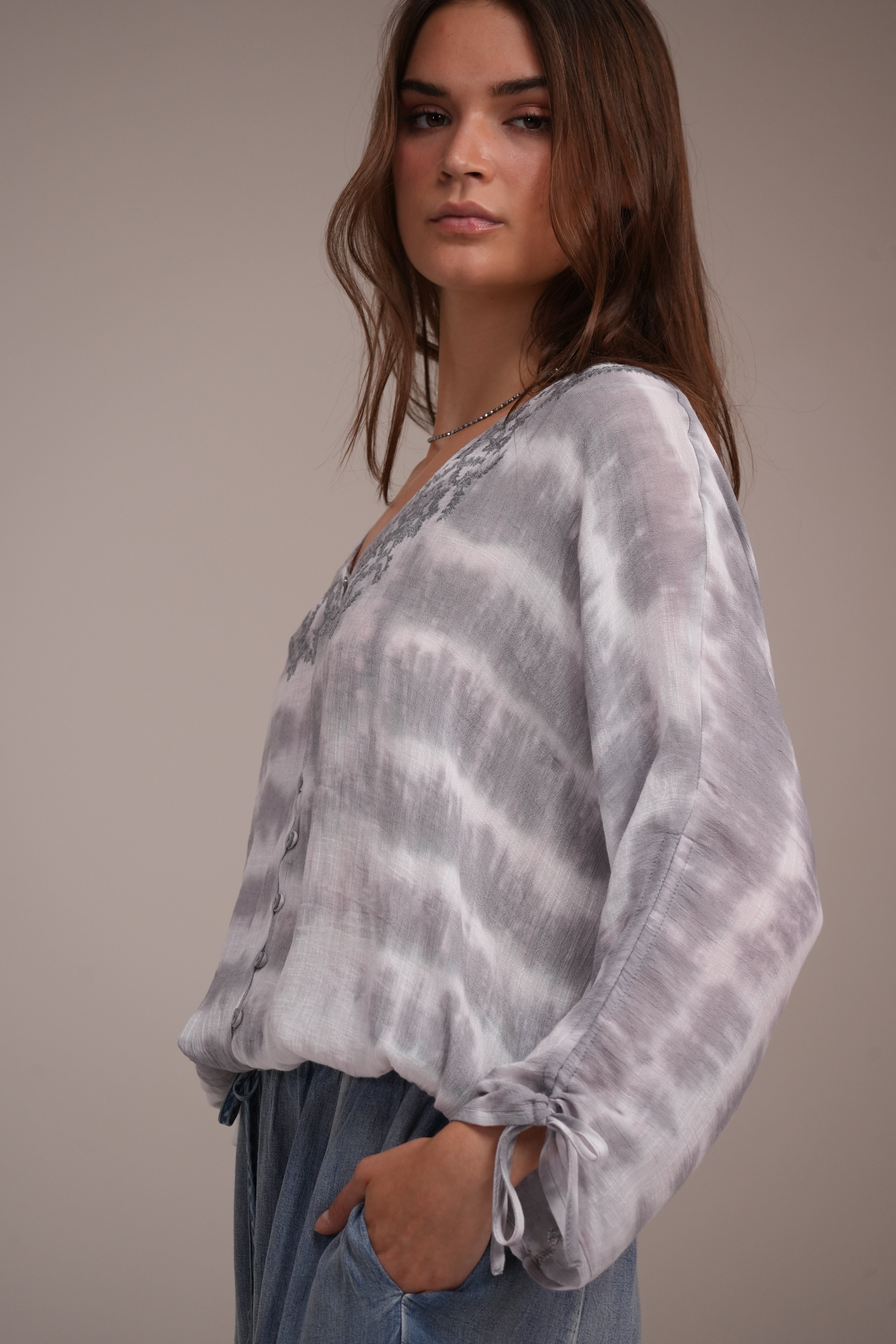 Blusa Amalia Gris