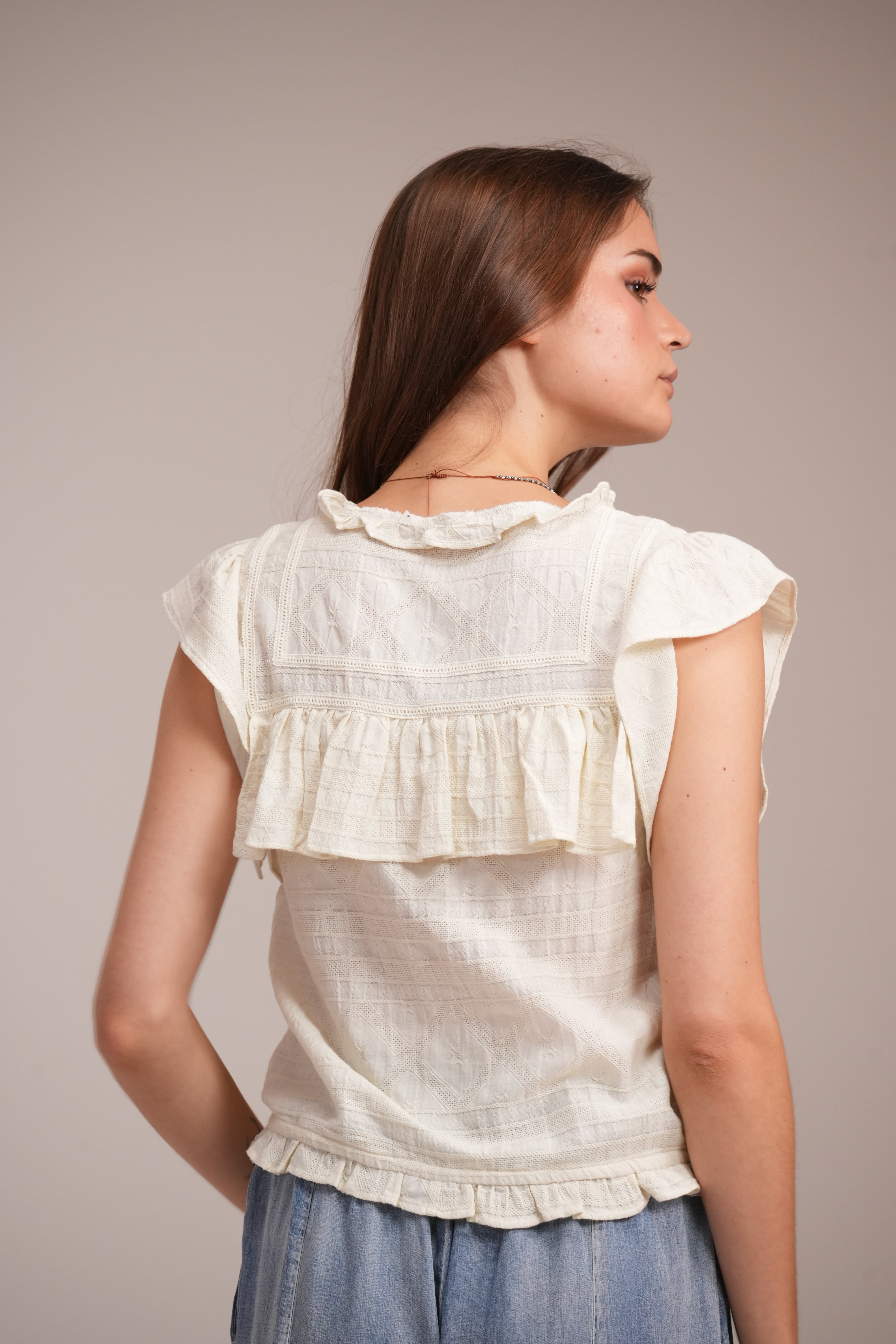 Blusa Catalina Beige