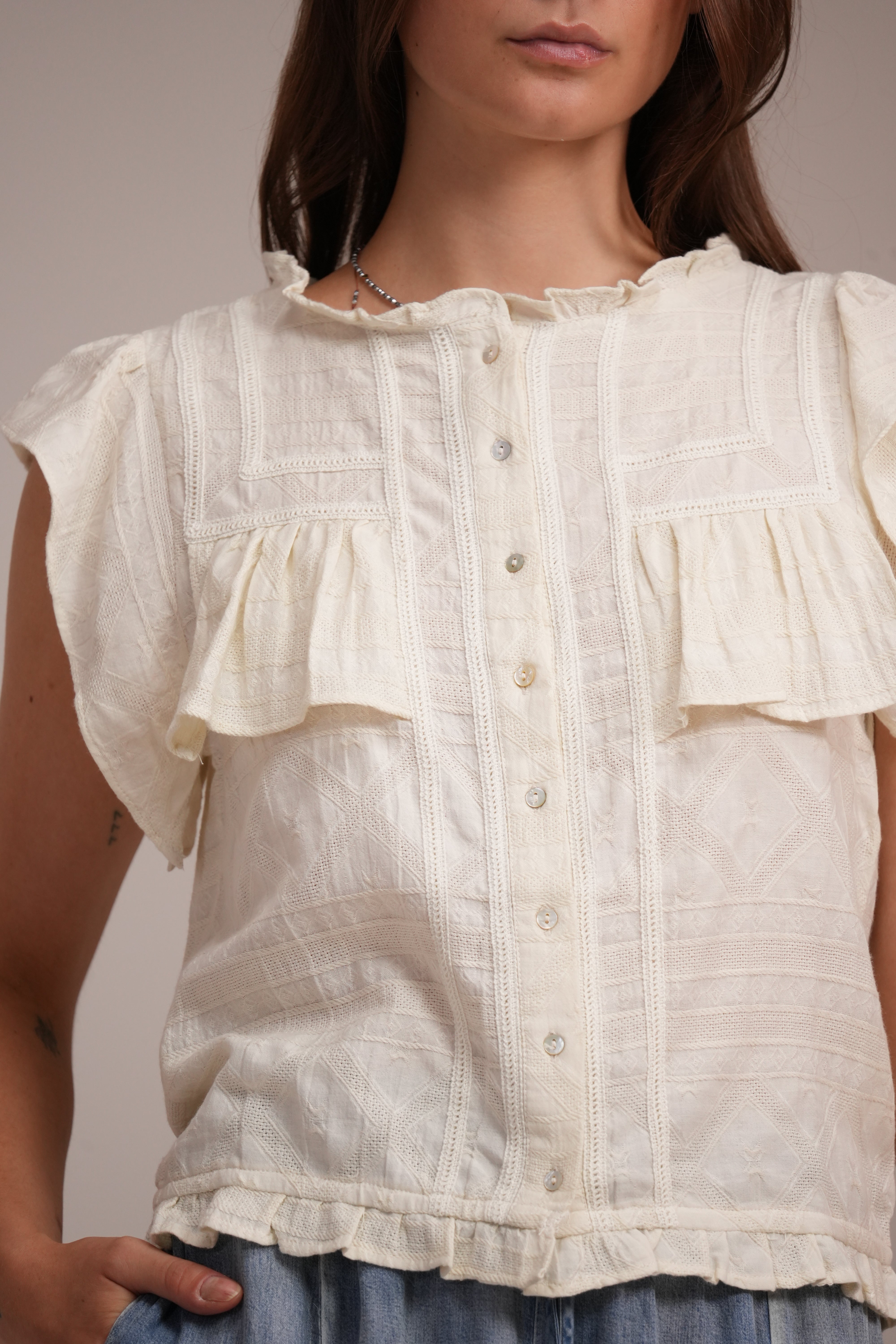 Blusa Catalina Beige