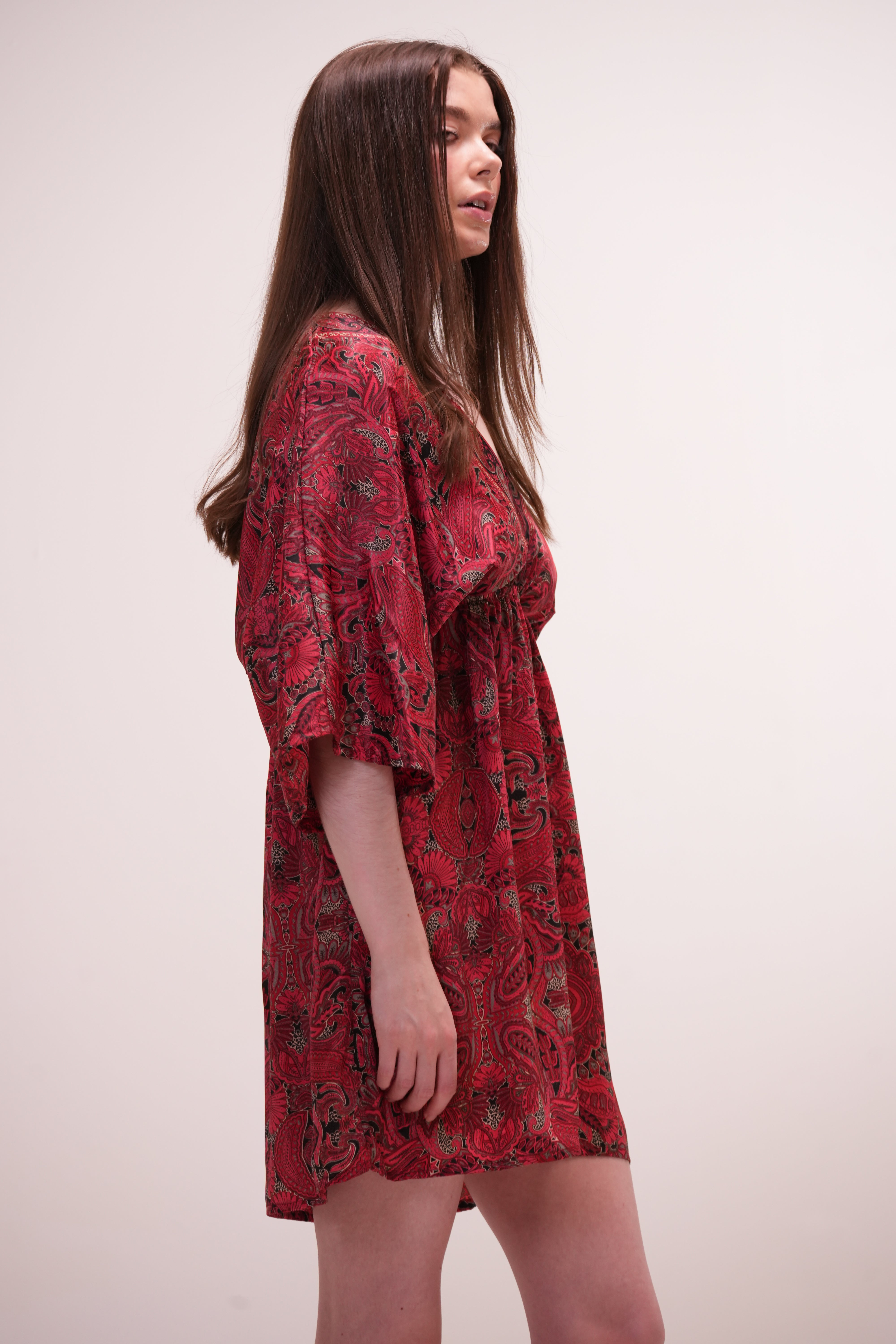 Vestido Azafrán Rojo