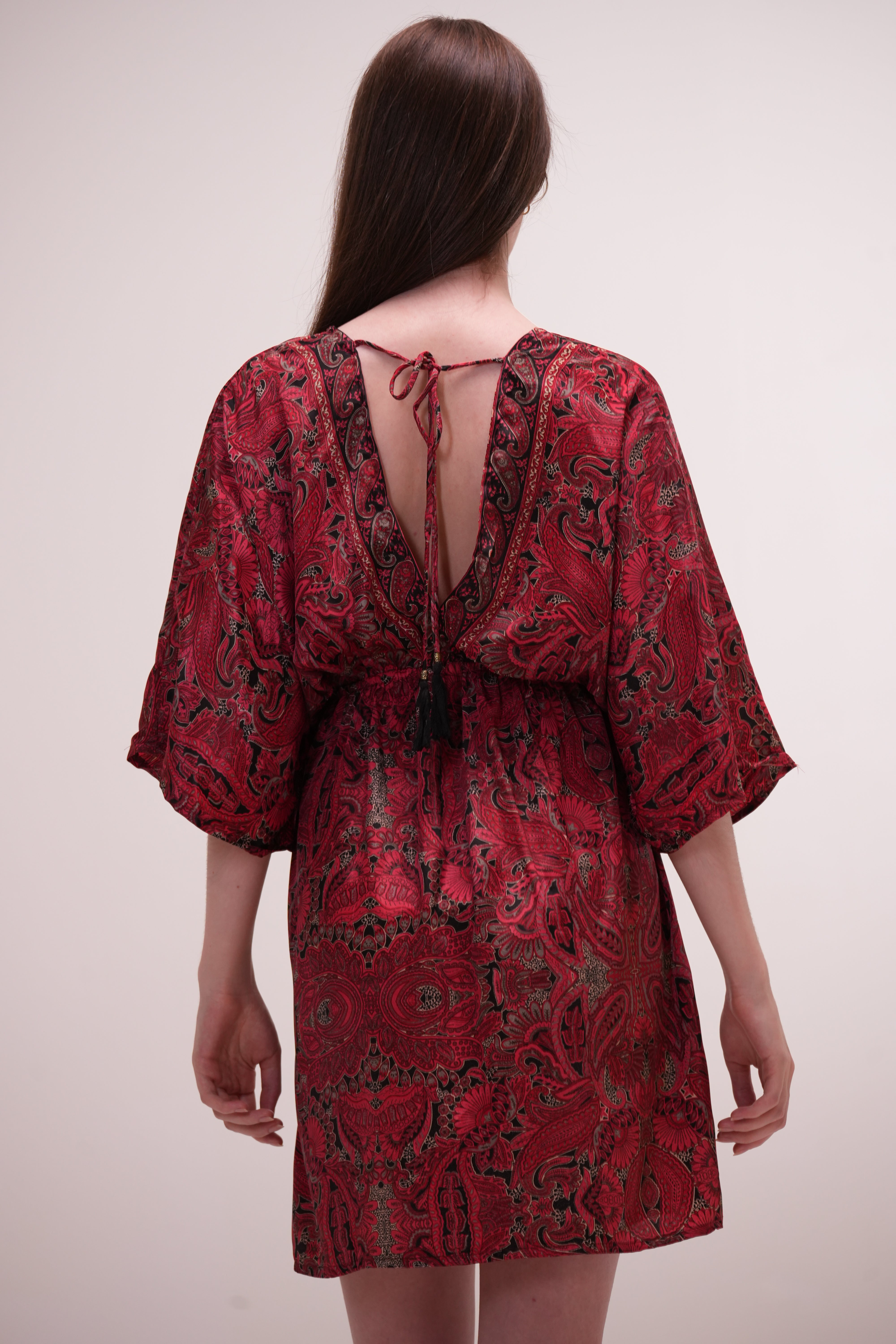 Vestido Azafrán Rojo
