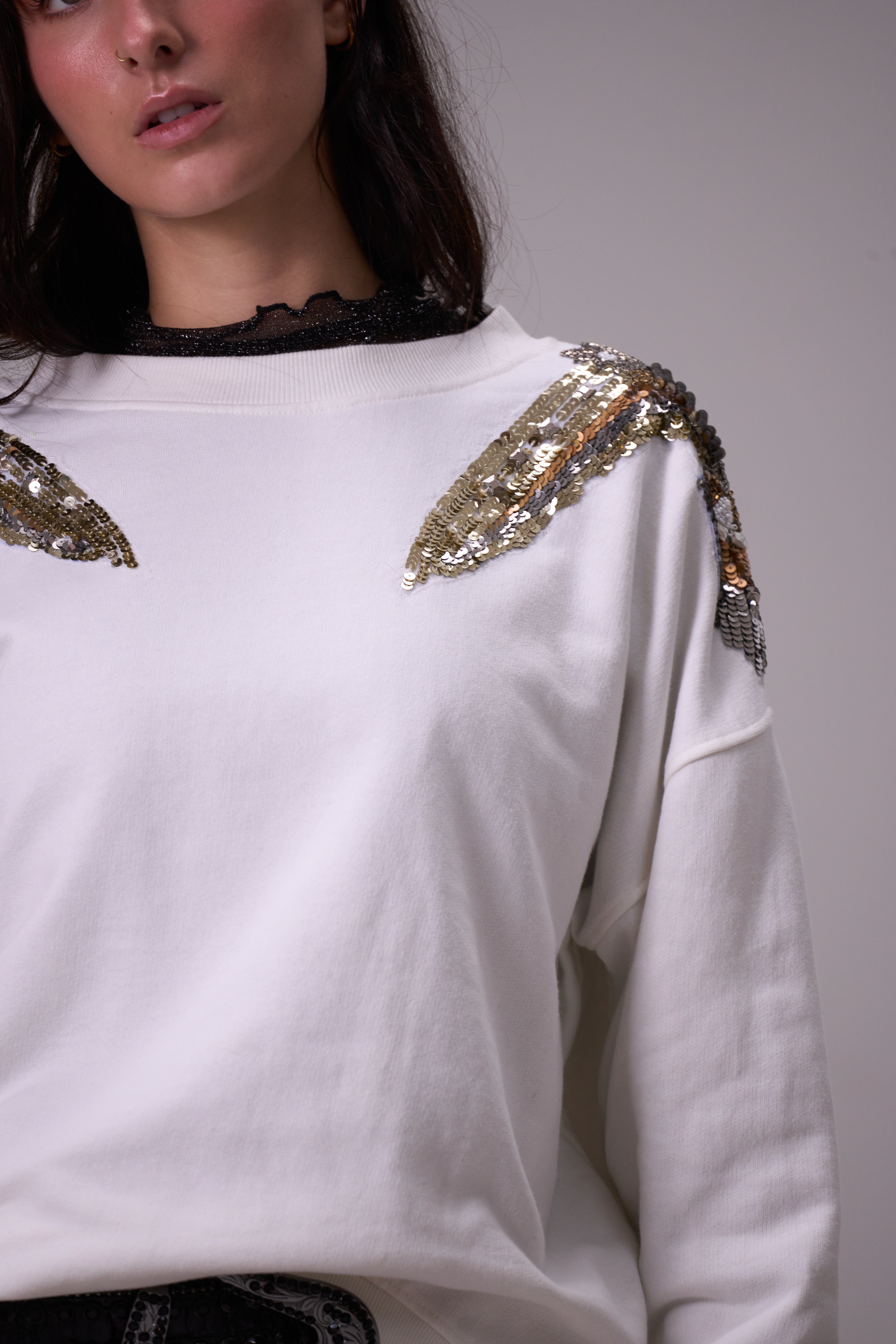 Sudadera Praga Blanca