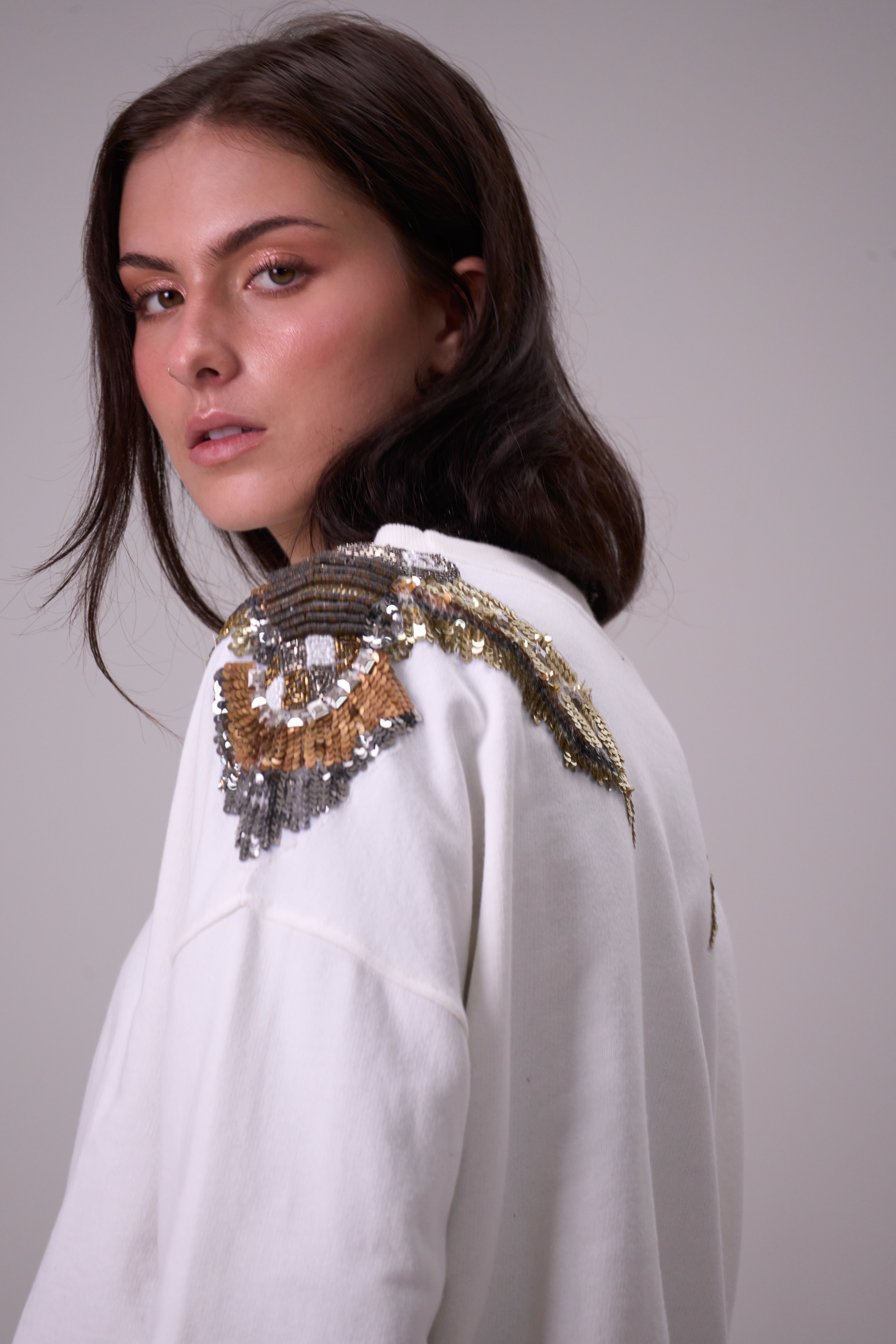 Sudadera Praga Blanca